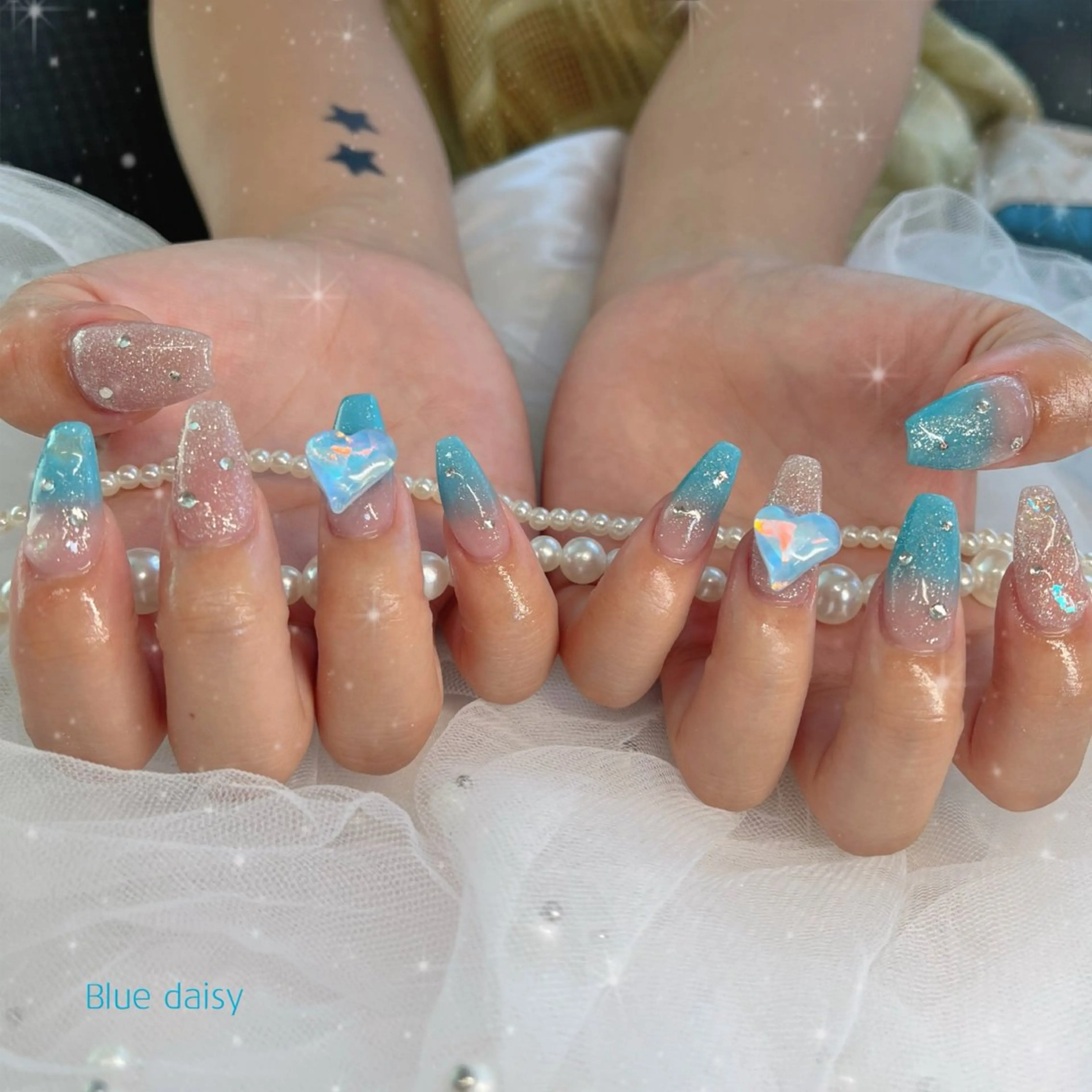 ネイル 夏ネイル ハンドネイル ブルーデイジー栄本店所属・BlueDaisy 栄本店のネイルデザイン