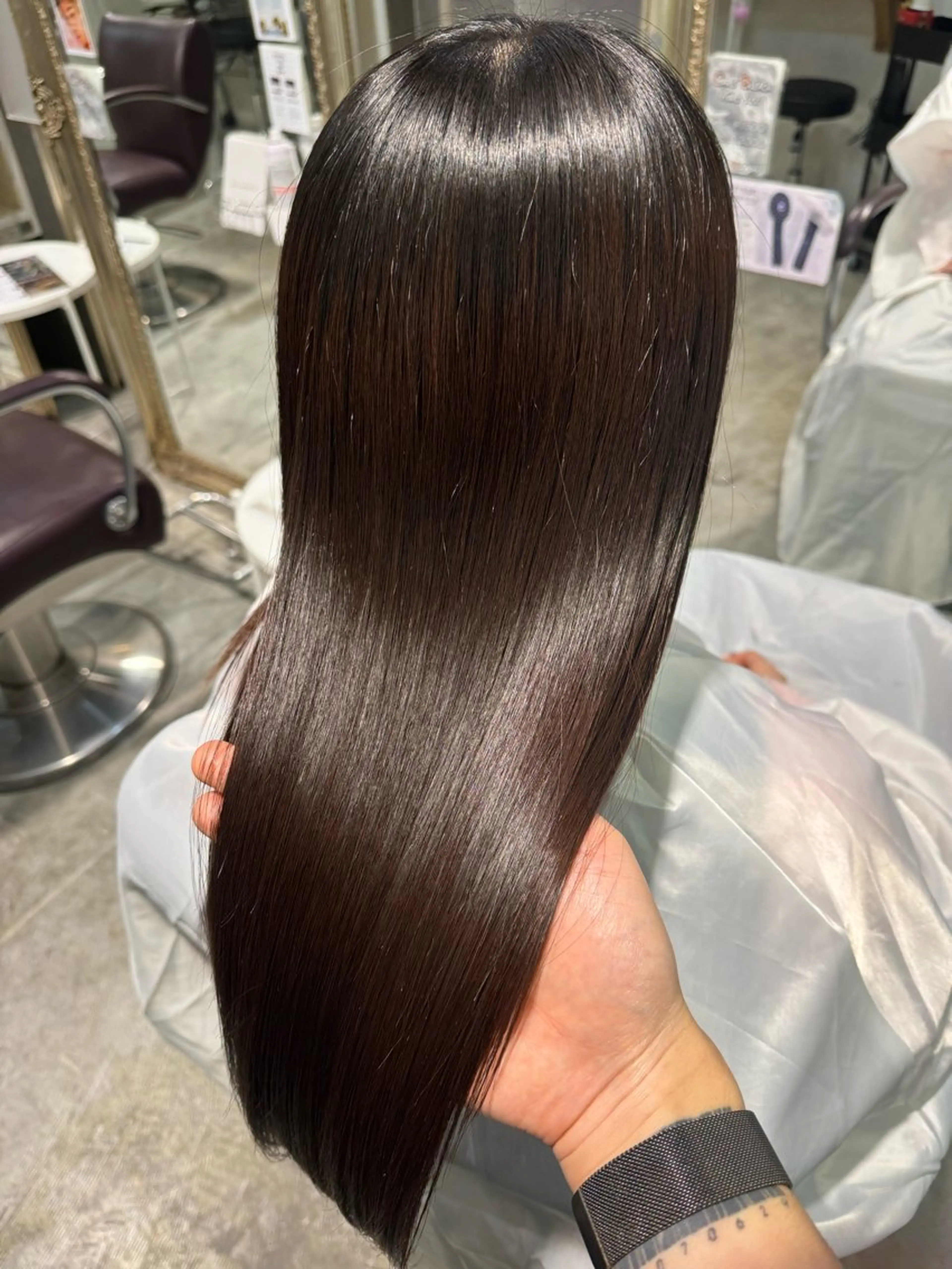 セミロング 髪質改善 men'sモテ 髪🫧ｼｵﾝのヘアスタイル