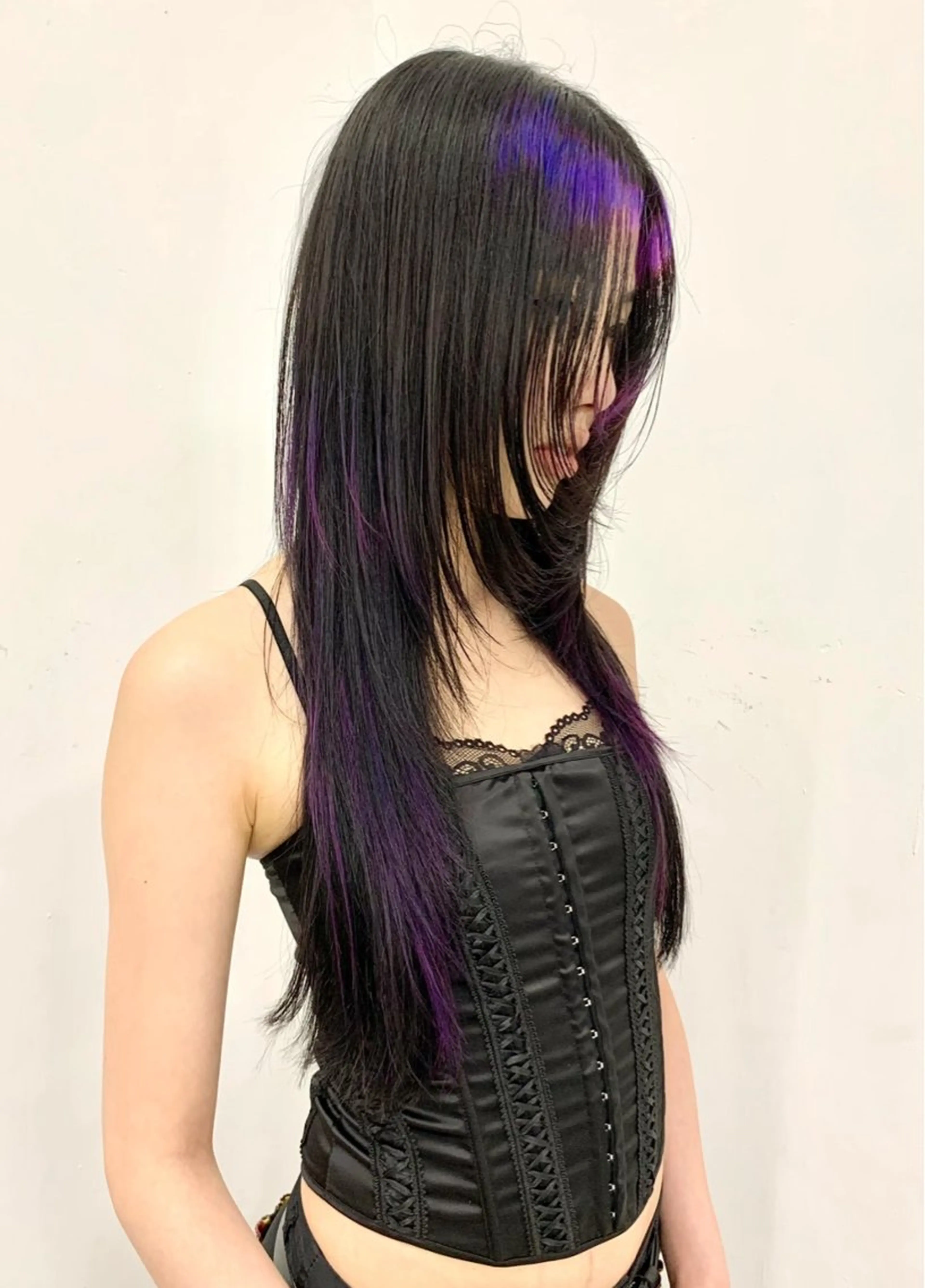 ロング カラー ヘアカラー トリートメント デザインカラー⭐︎★ 🐆hyo🐆のヘアスタイル