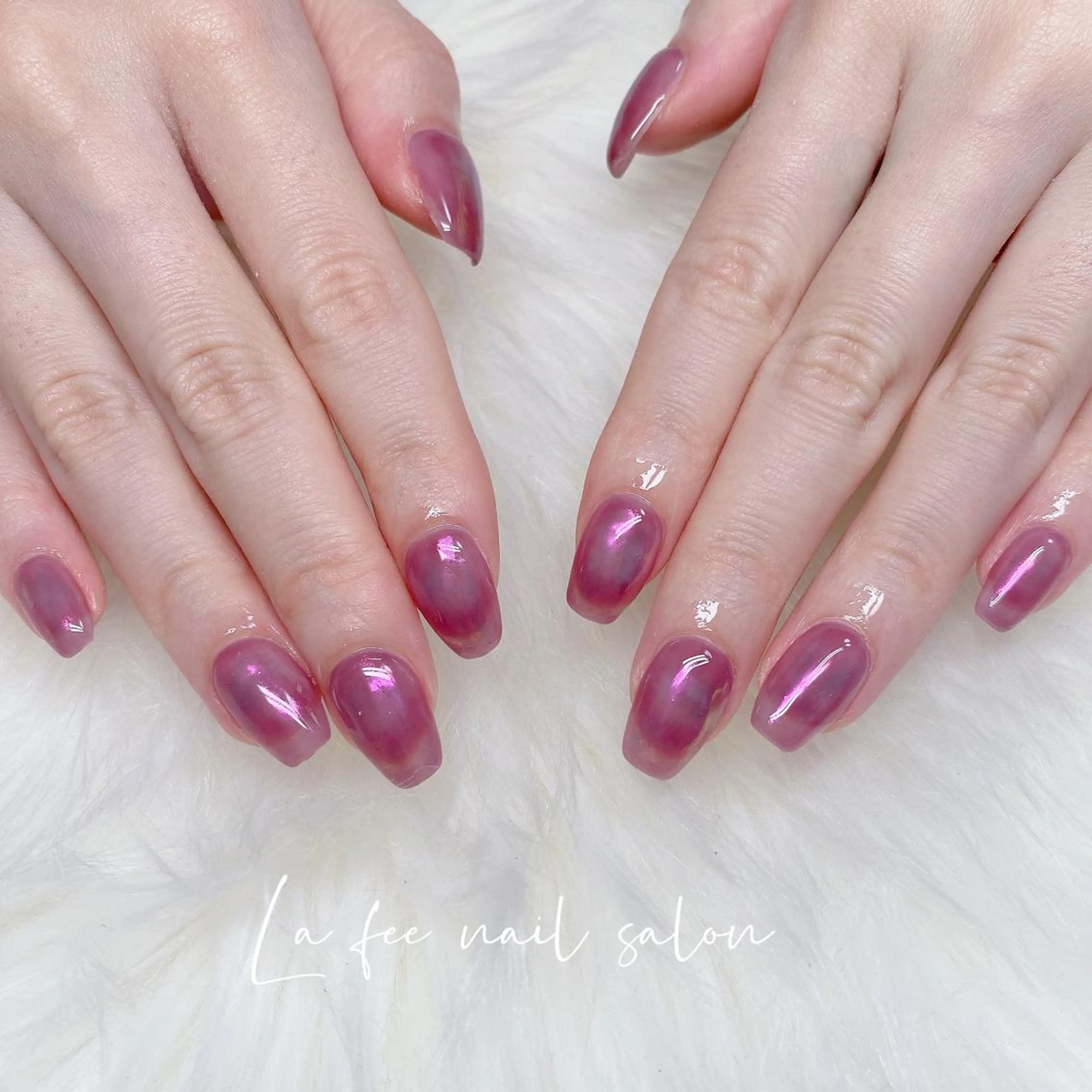 ネイル ミラーネイル ハンドネイル ハンドケア La feeのネイルデザイン