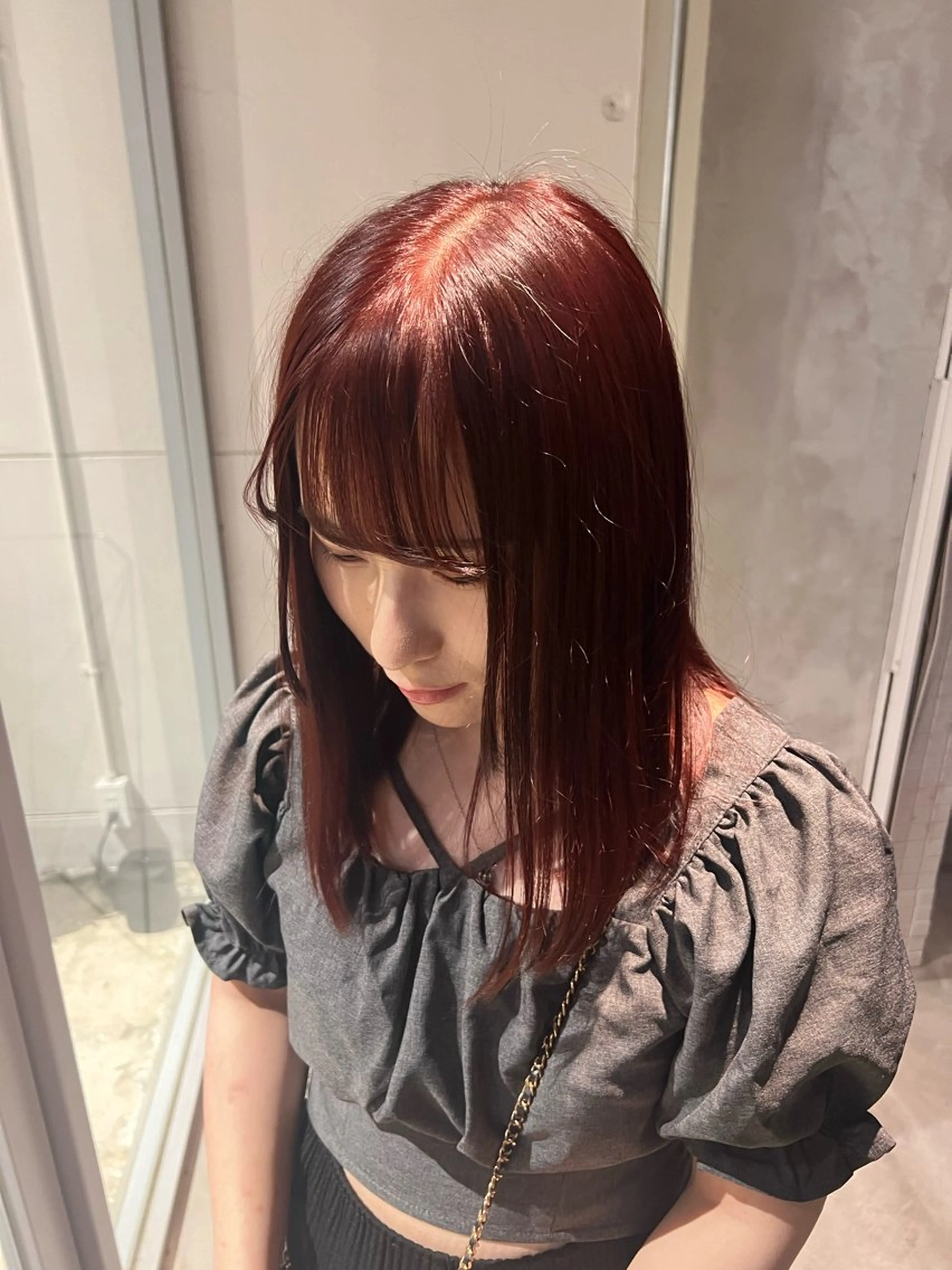 カラー ヘアカラー 神崎 玲海のヘアスタイル