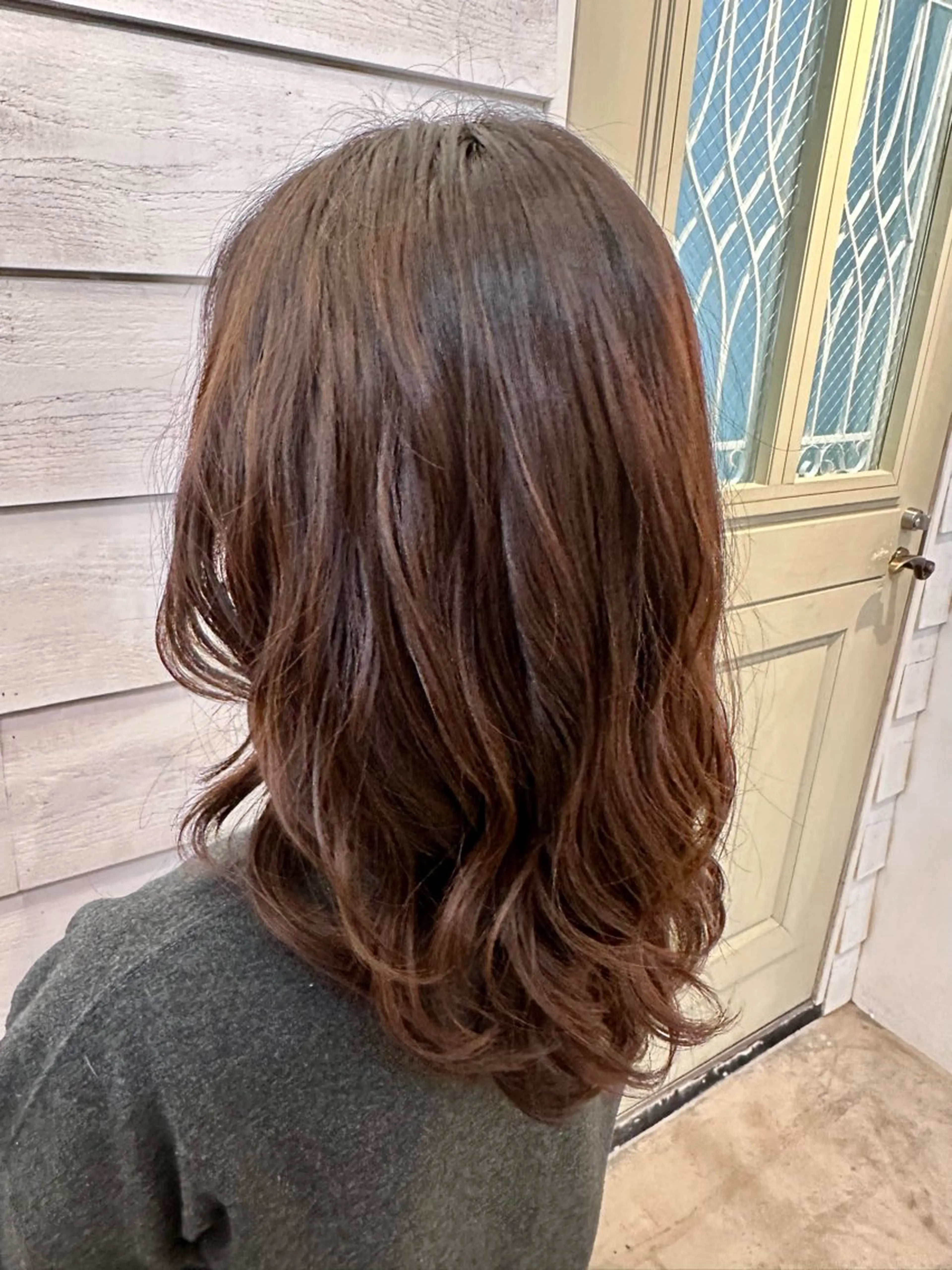 セミロング パーマ 縮毛矯正/髪質改善/ 佐々木大輔のヘアスタイル