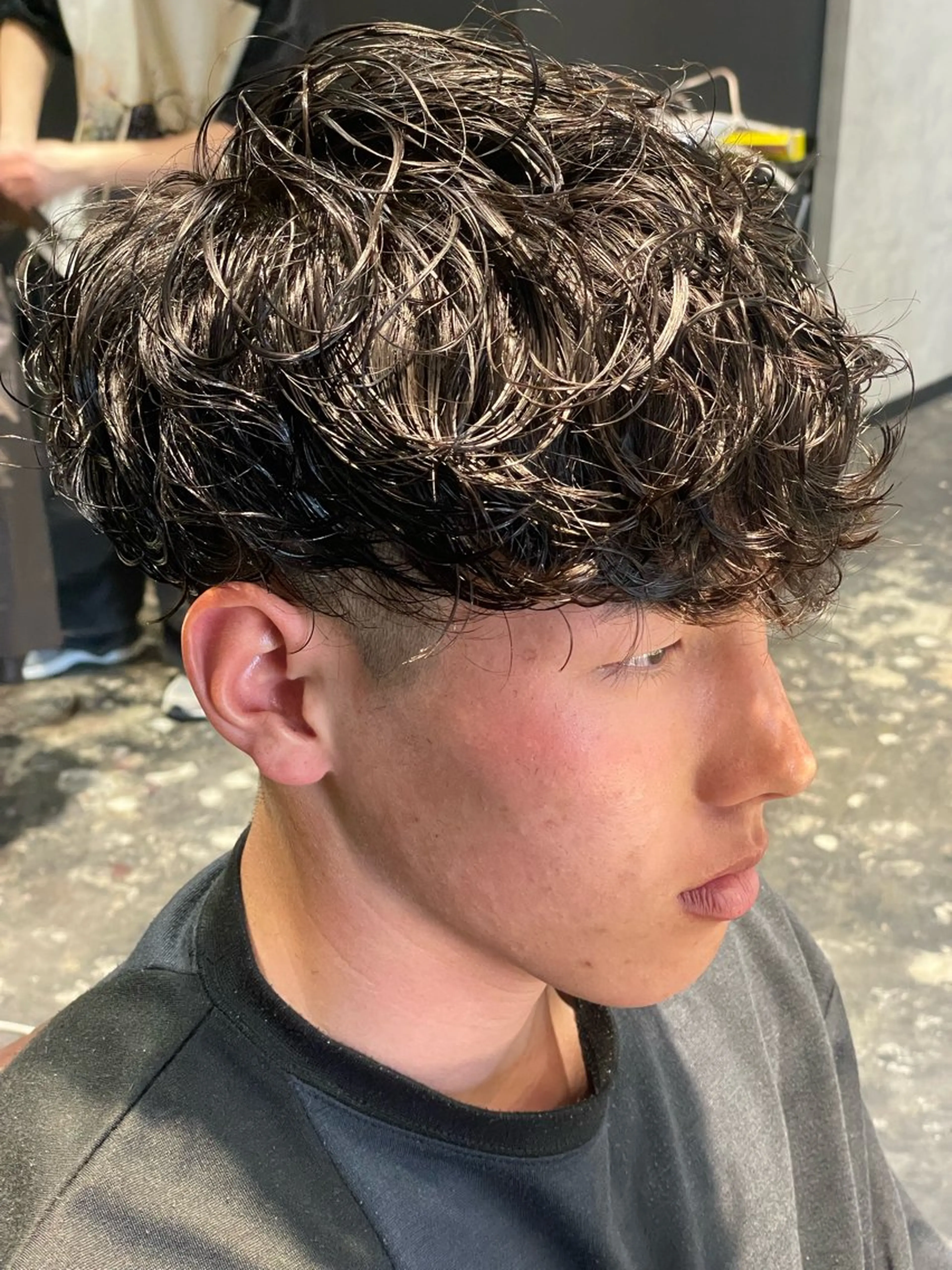 パーマ メンズ カット パーマ 💈メンズ職人 ルキト💈のヘアスタイル