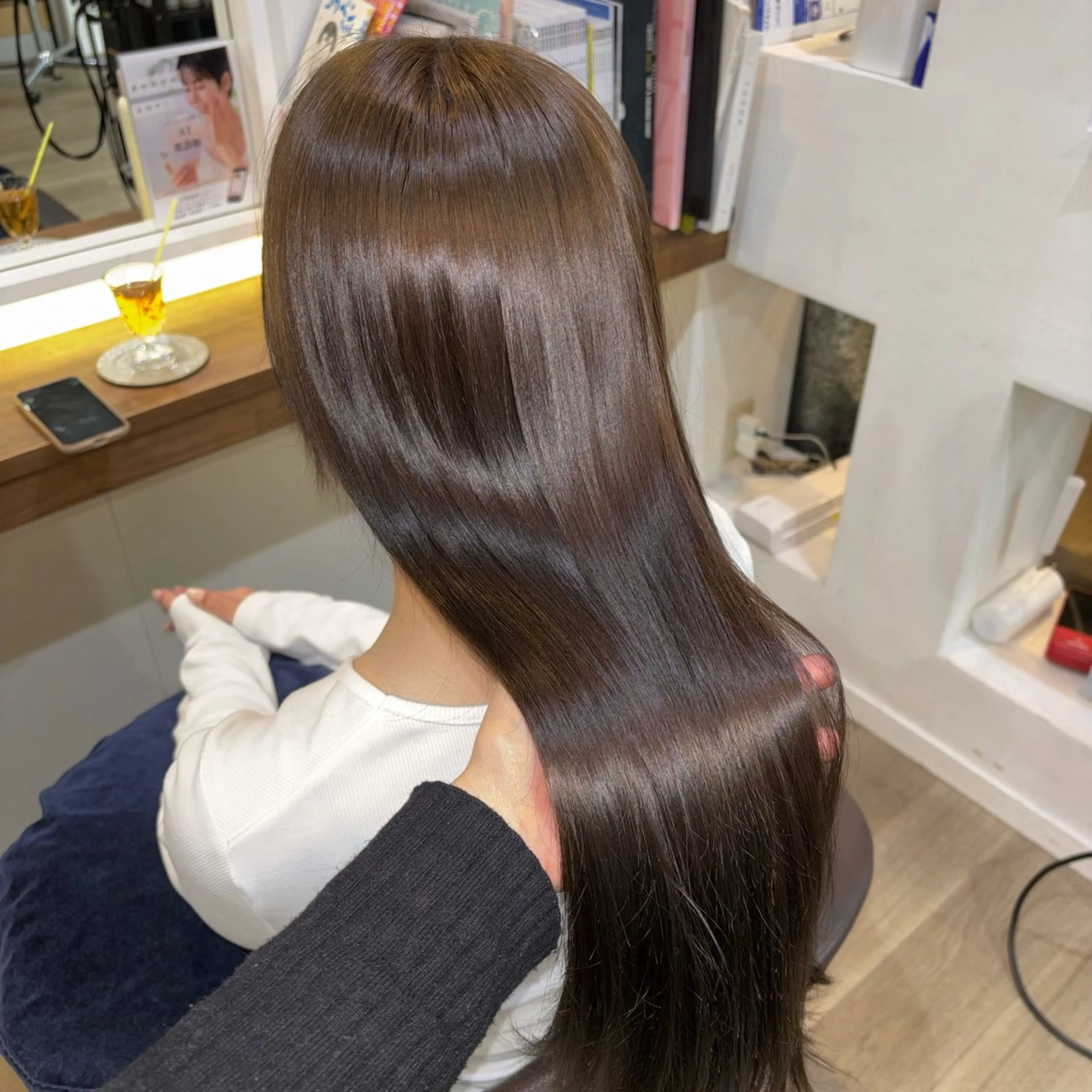 ロング ヘアカラー 🎀ハイトーン/ 艶カラー/夕月🎀のヘアスタイル
