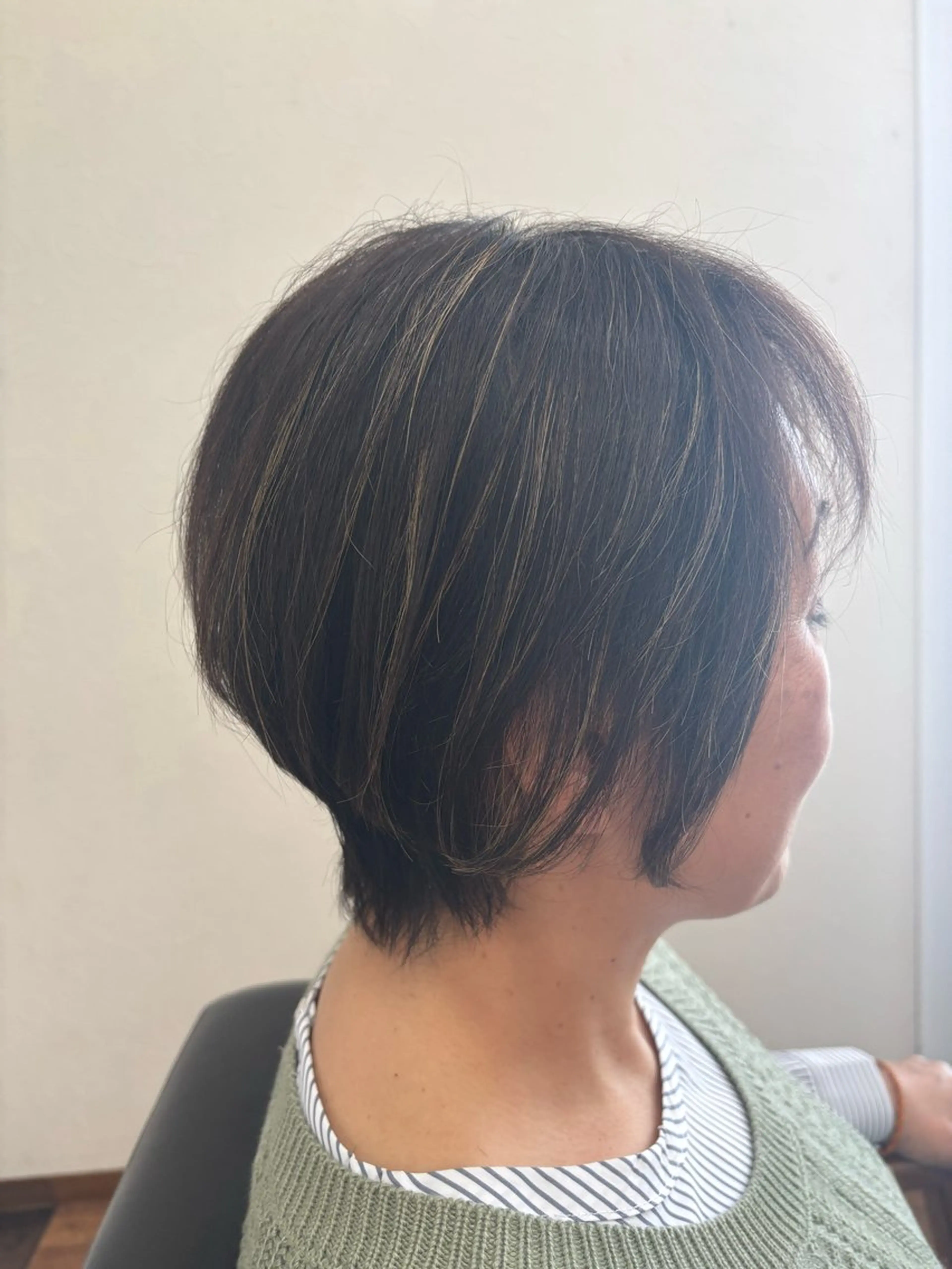 ショート ハイライト ショートヘア 及川 千晴のヘアスタイル