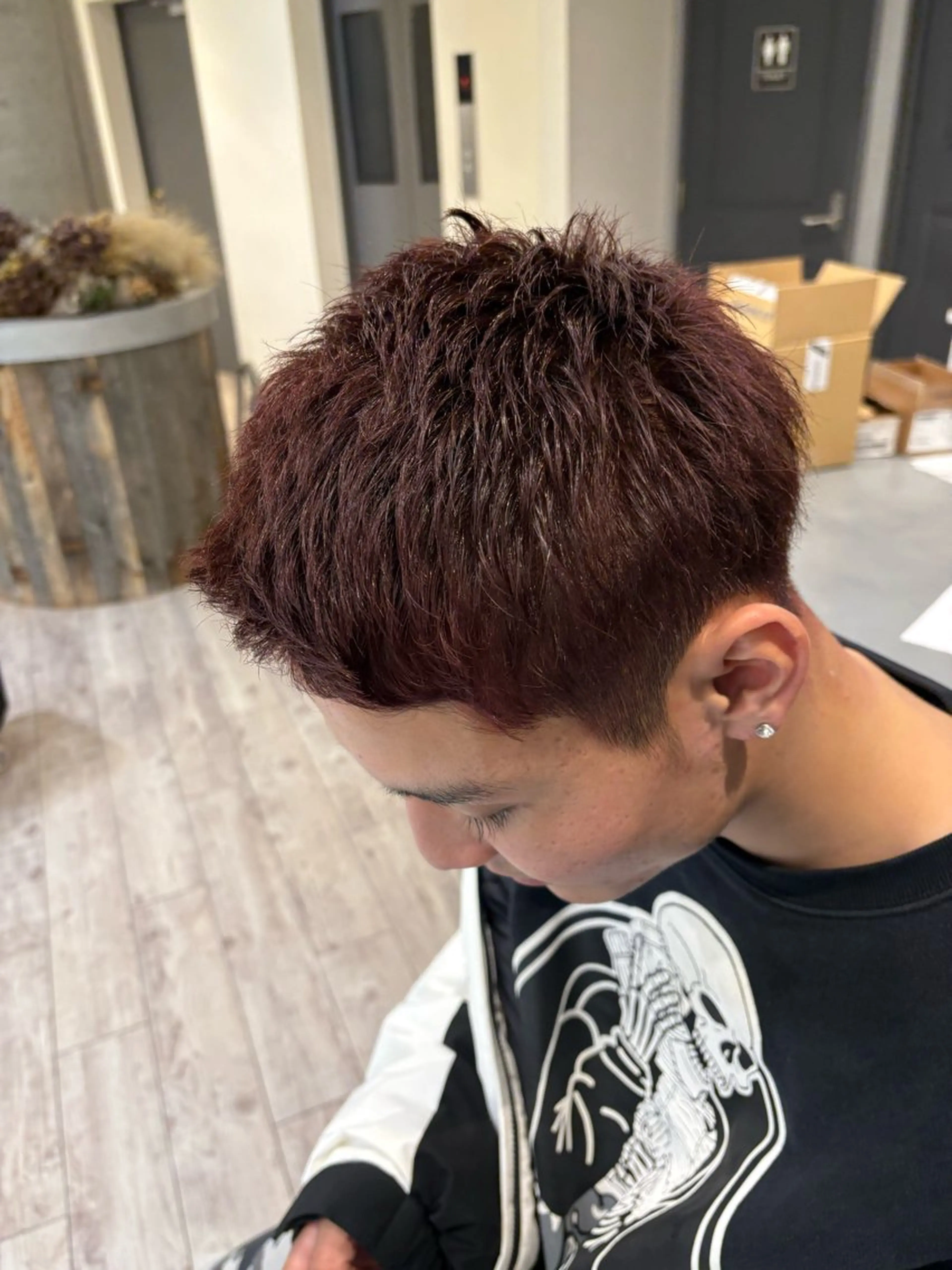 ショート ヘアカラー ケアブリーチ🌟 ♢WATARU♢のヘアスタイル