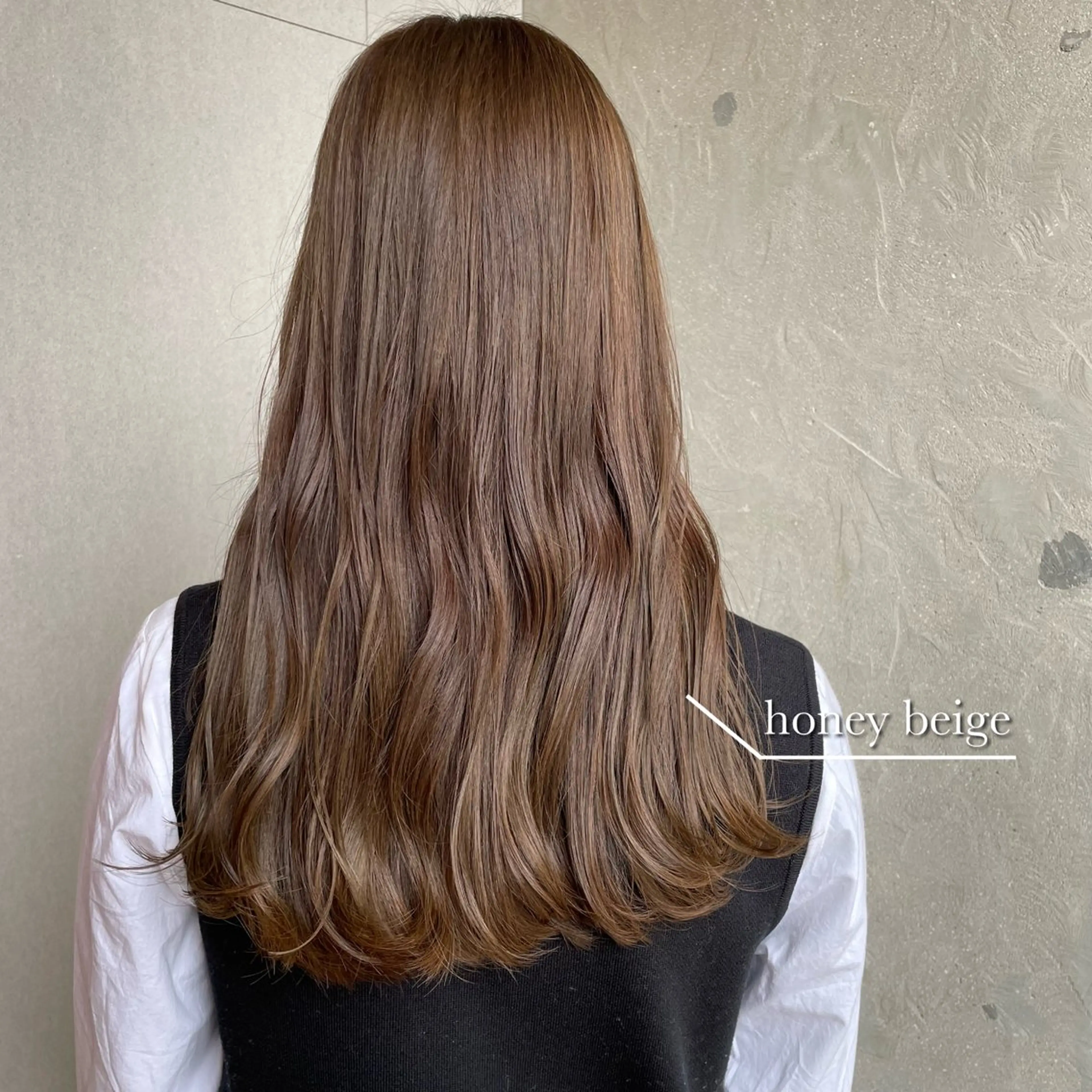 ロング カラー カット ヘアカラー トリートメント ベージュカラー 🧸綾里のヘアスタイル