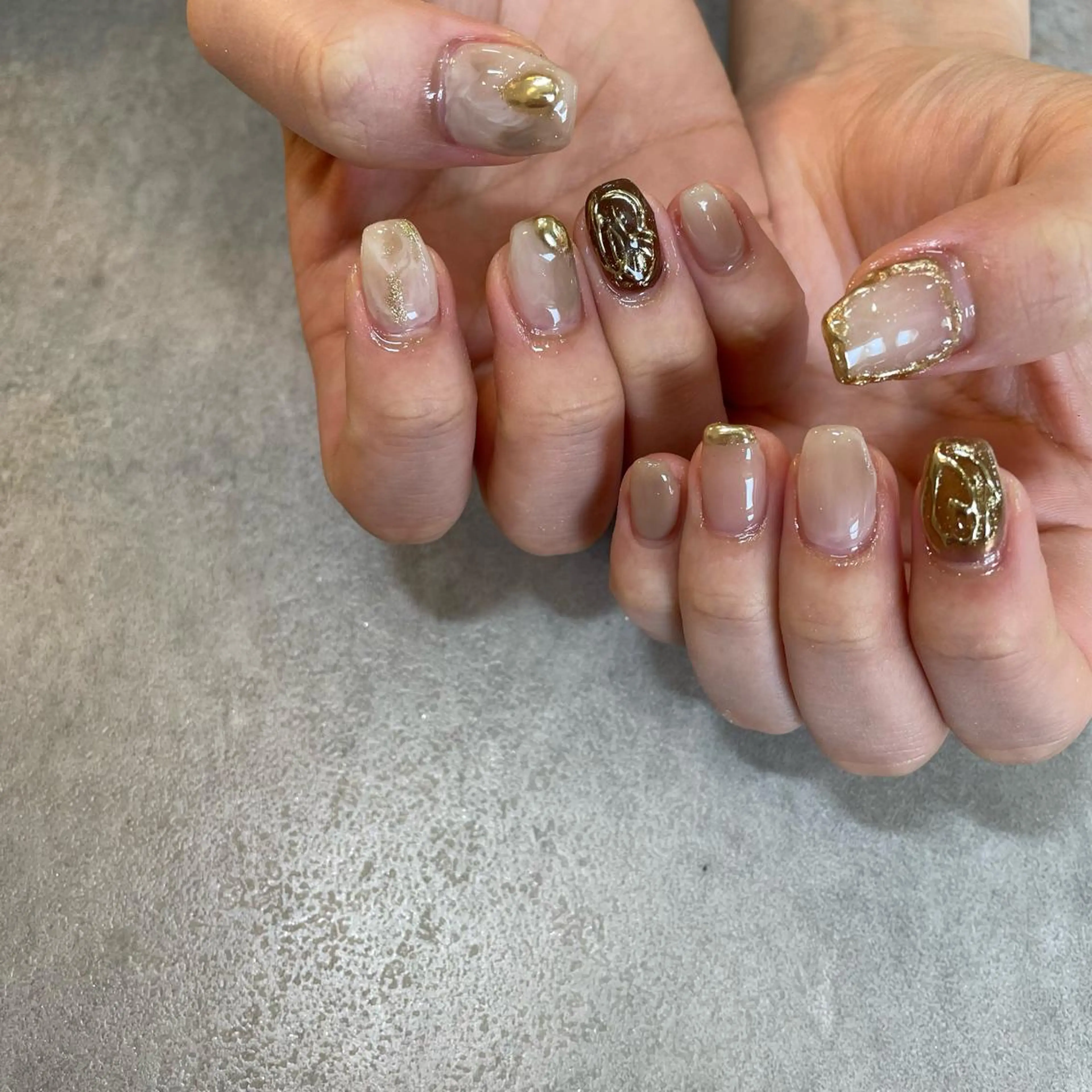 ネイル 持ち込み ニュアンスネイル Nail Salon Gummi.のネイルデザイン
