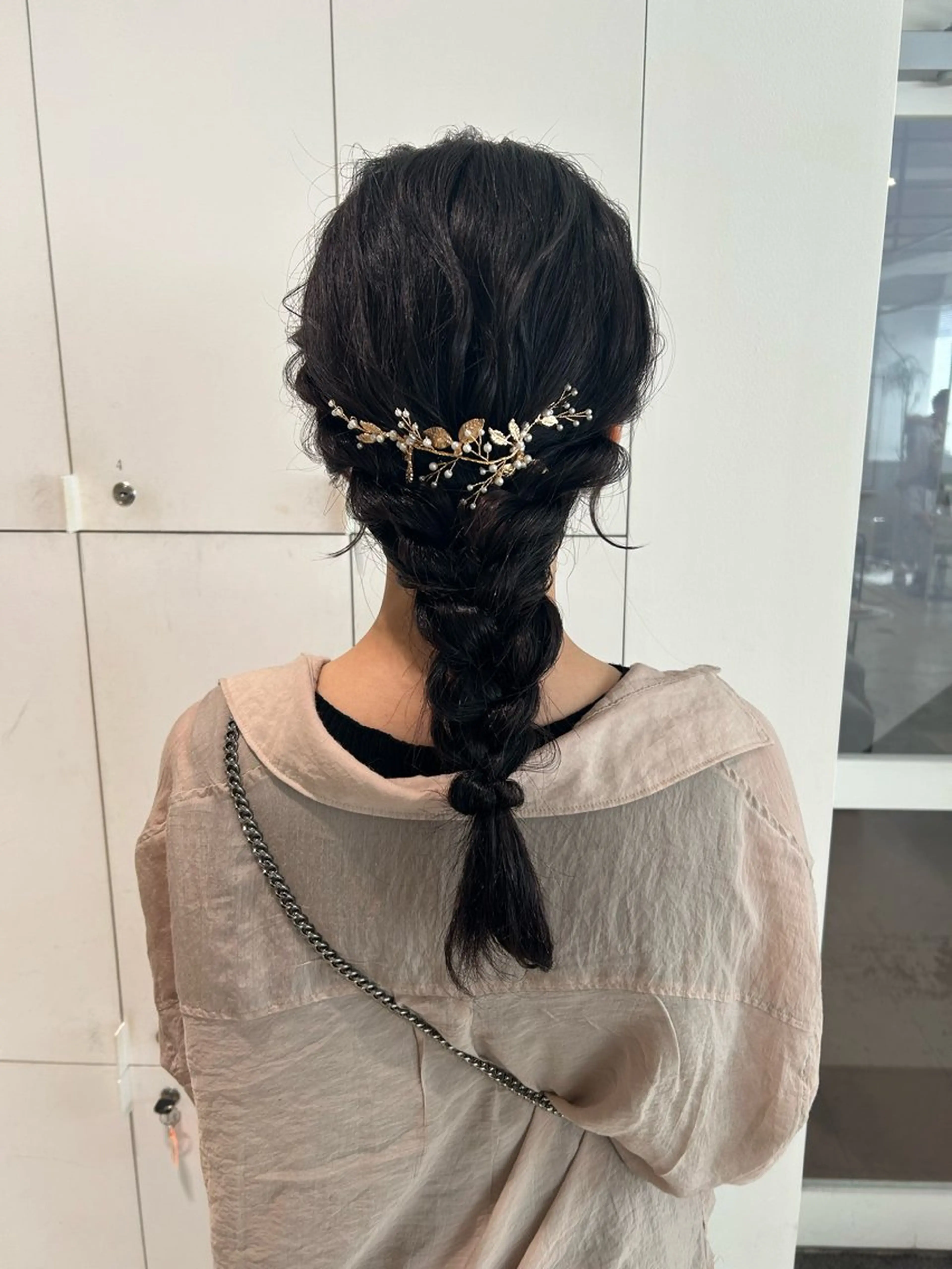 ロング ヘアアレンジ ヘアセット 透明感カラー🫧 nanohaのヘアスタイル