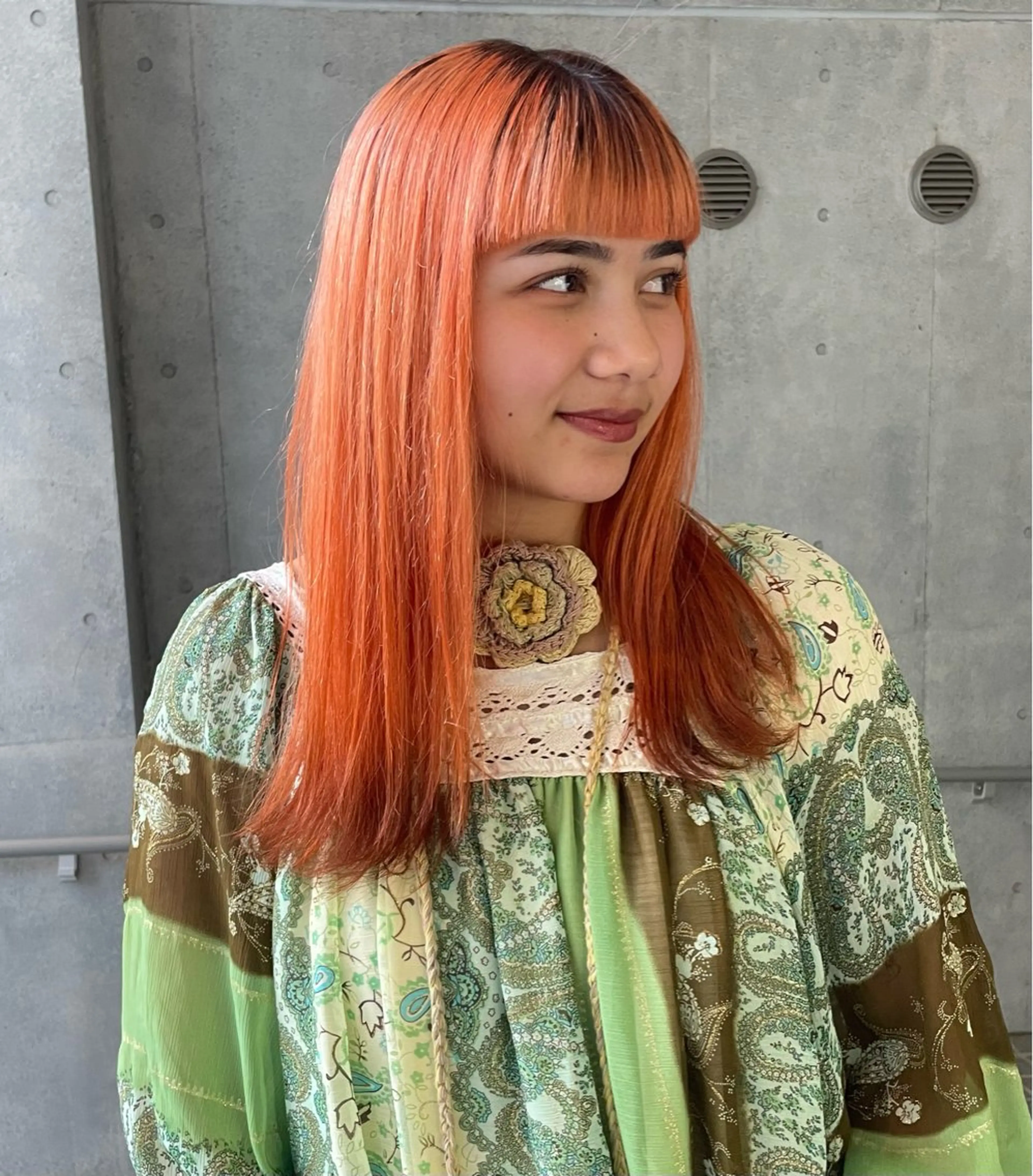 セミロング カラー 🌈メンズパーマ🌈 メンズカットアリサのヘアスタイル