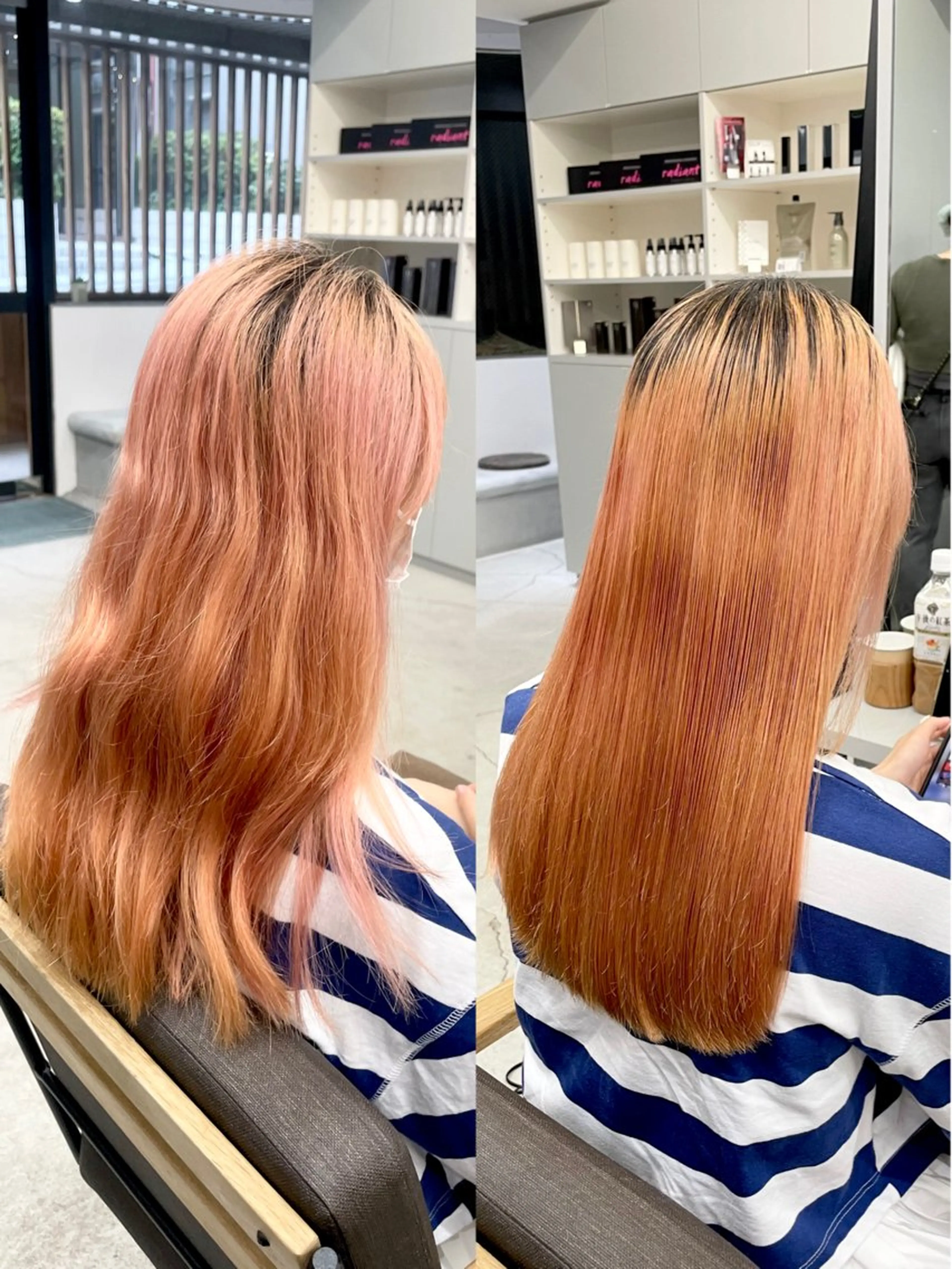 ロング パーマ 髪質改善 縮毛矯正 ストレートパーマ カット ヘアカラー 縮毛矯正 トリートメント 生艶髪＆レイヤー🔔 渋谷お薦めNo.1✨のヘアスタイル