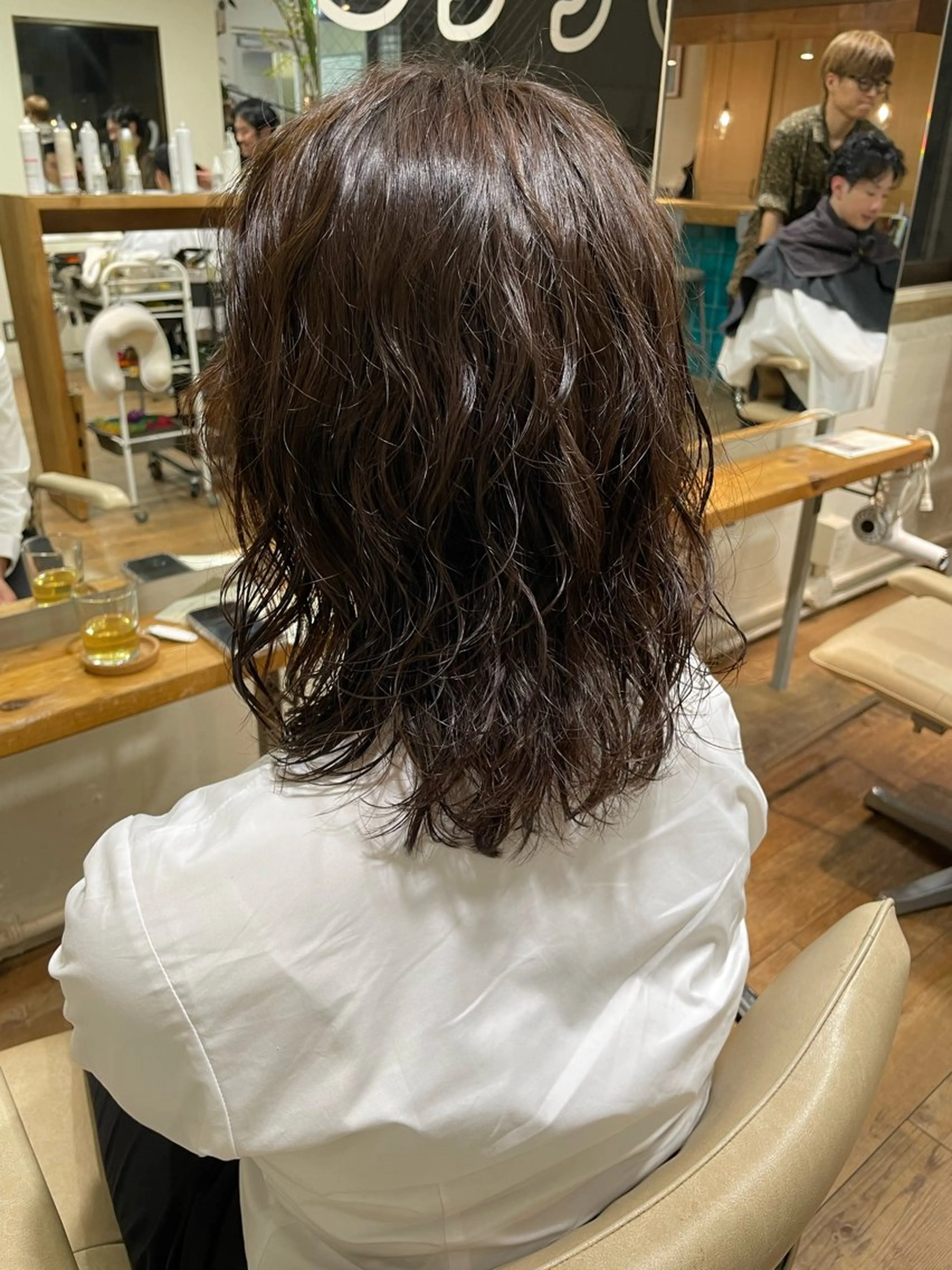 ミディアム パーマ YUKI 新宿カット パーマ/カラーのヘアスタイル