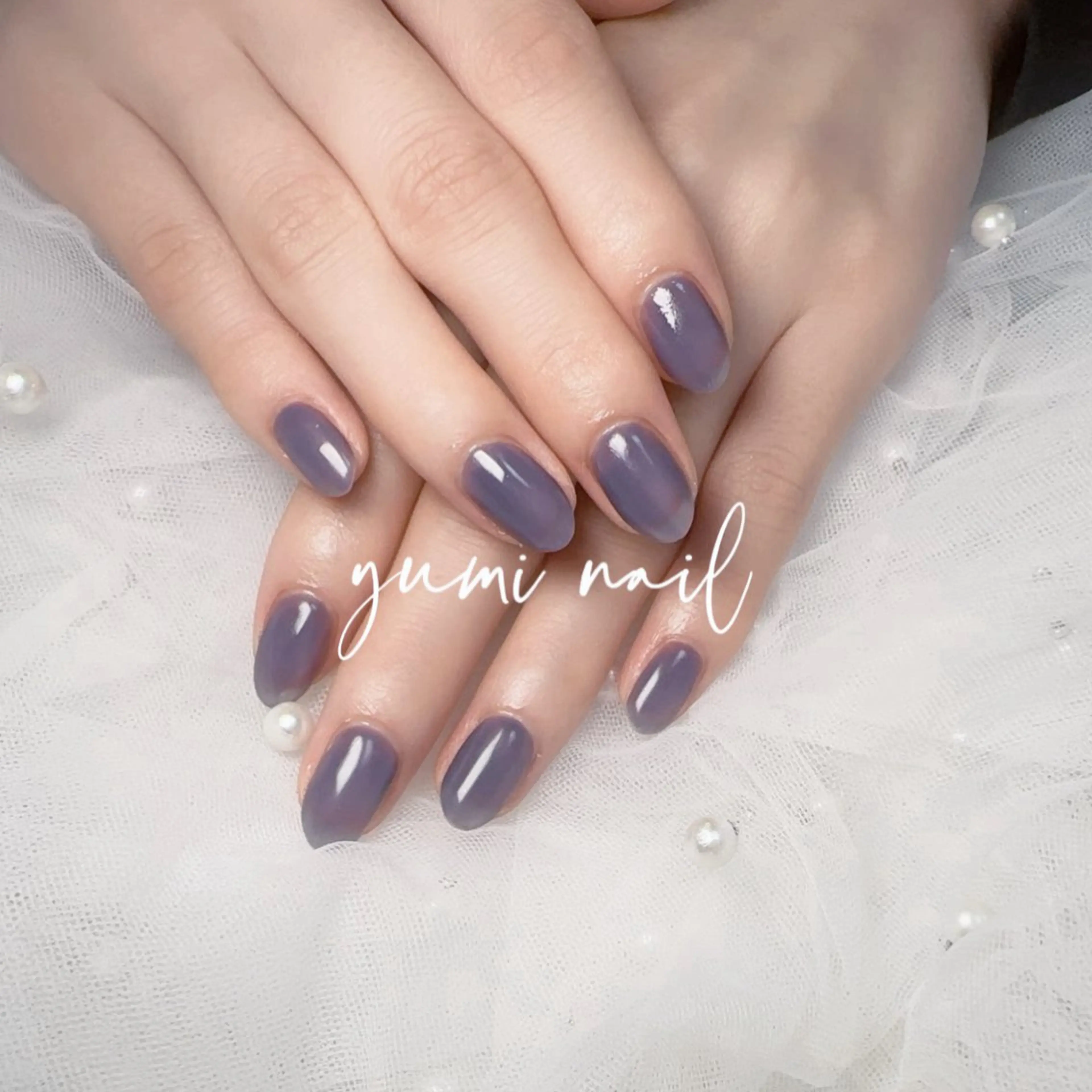 ネイル 𝐲𝐮𝐦𝐢🎀 長さ出しデザイン専門のネイルデザイン