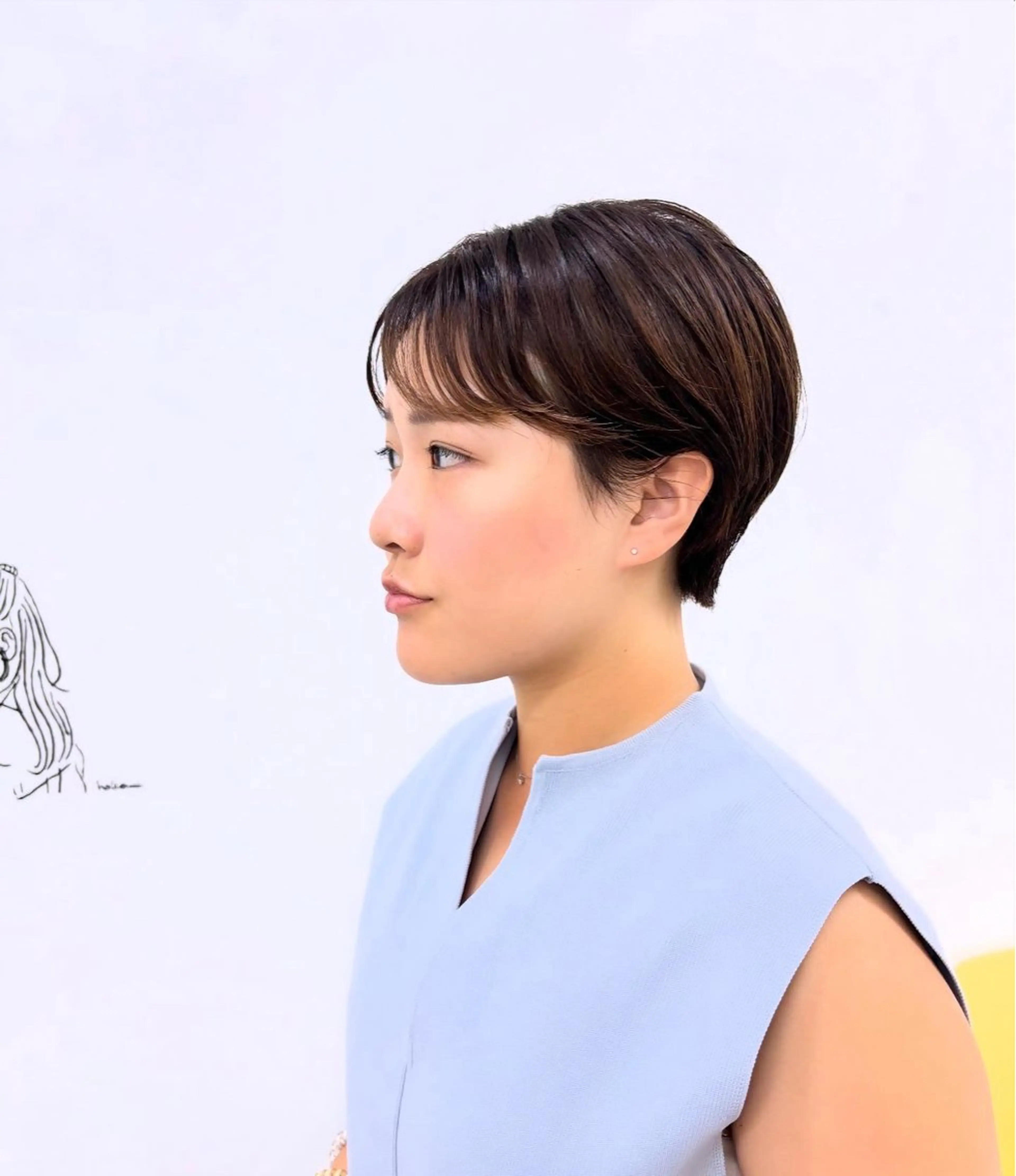 ショート カラー カット ヘアカラー トリートメント 似合わせ美髪ヘア✨ 天王寺.阿倍野🌈のヘアスタイル