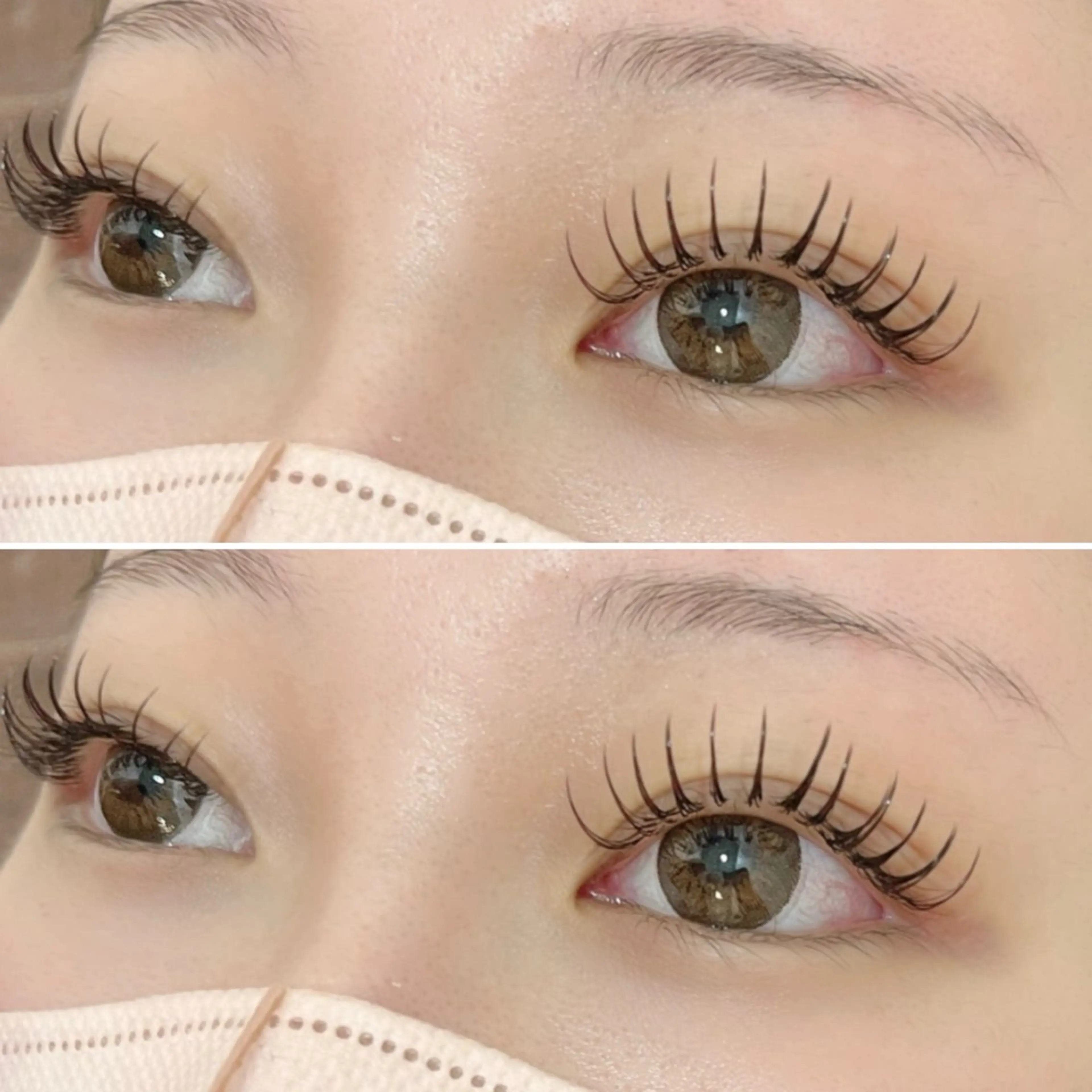 マツエク・マツパ カラーマツエク フラットラッシュ EYELA 古正寺店　櫻井のマツエク・マツパデザイン