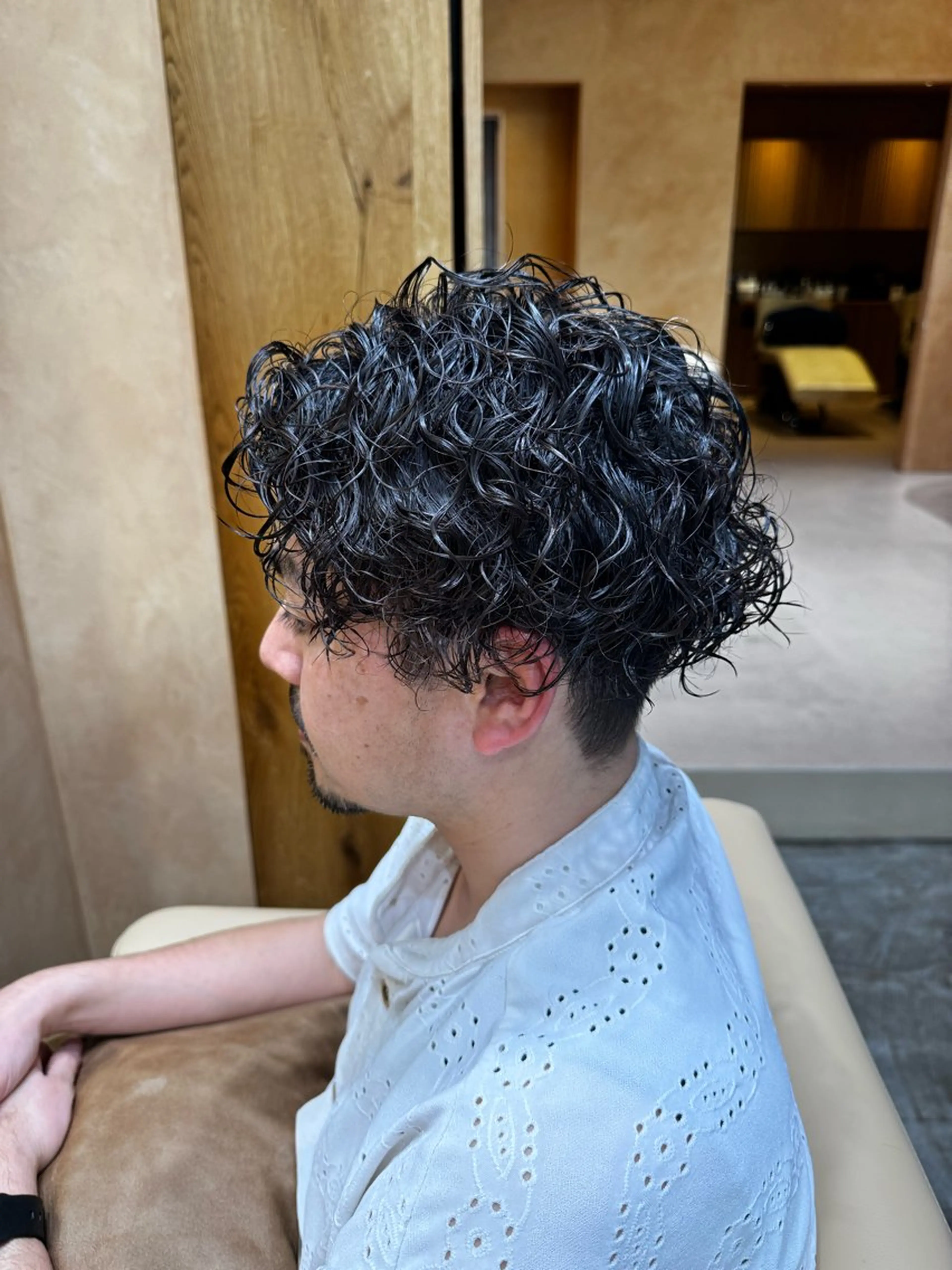 メンズ カット パーマ hairmakeone009所属・hamashima mireiのヘアスタイル