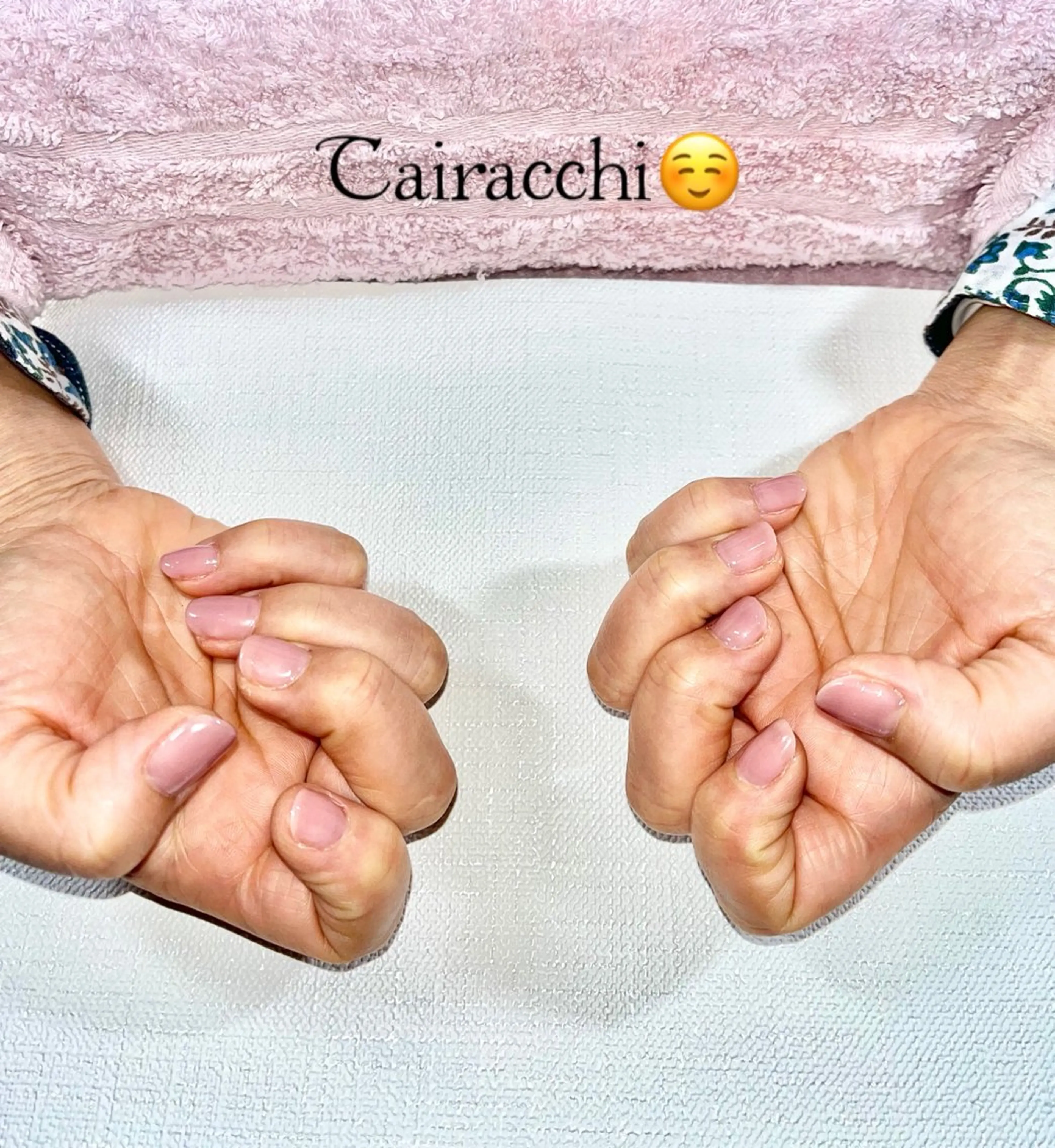 ネイル ピンク ショートネイル ハンドネイル Tairacchi ﾀｲﾗｯﾁのエステ・リラクイメージ