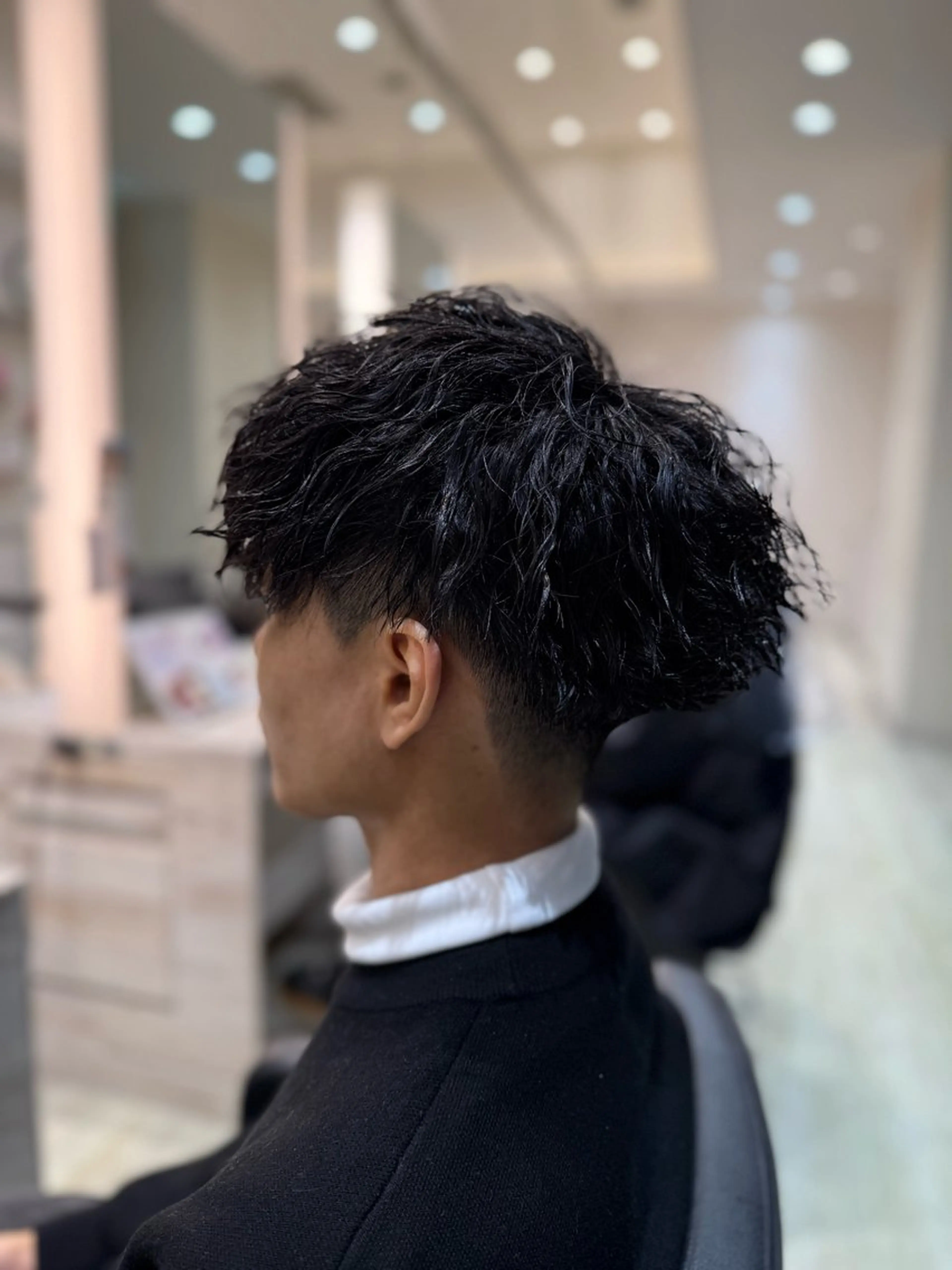 ショート パーマ ツイストスパイラルパーマ スパイラルパーマ カット パーマ NYNYイオン四條畷 村上 心のヘアスタイル