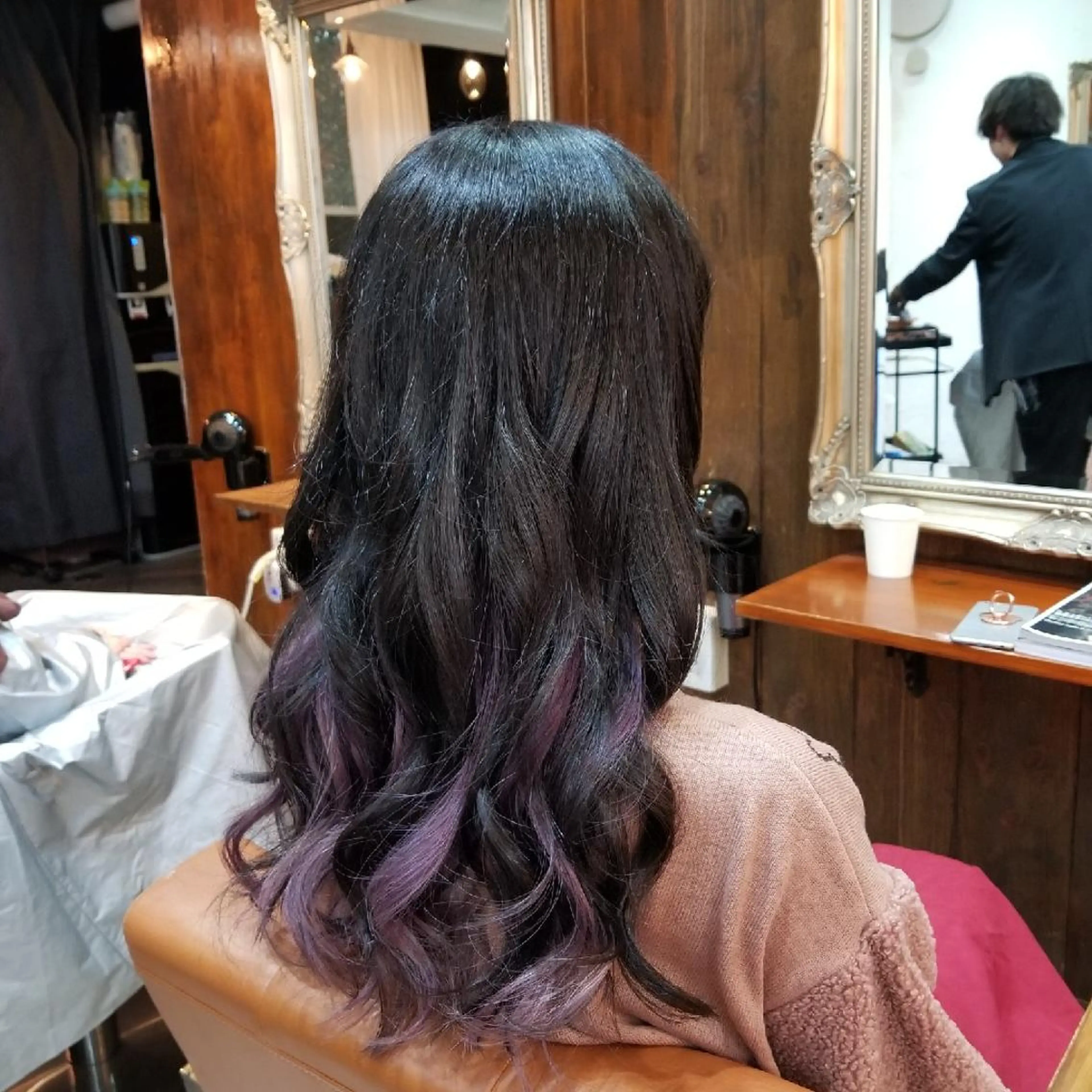 ロング カラー bathair 持田侑祐のヘアスタイル