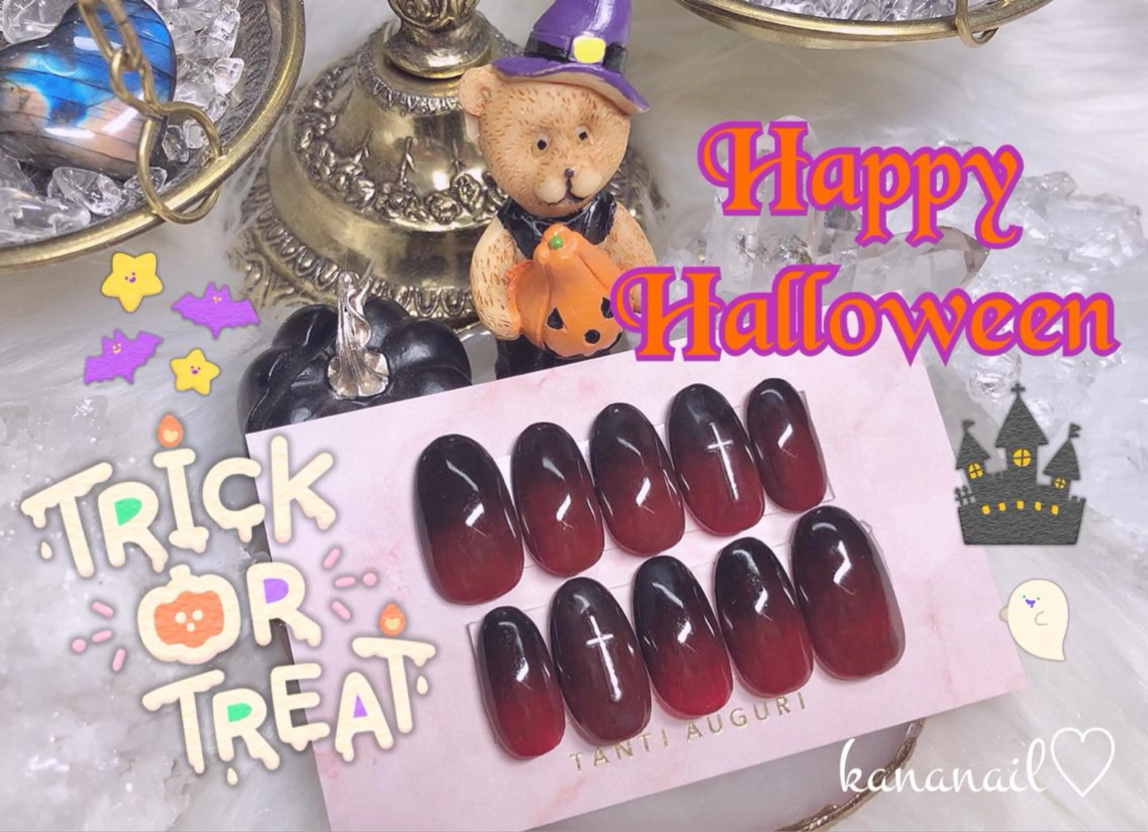 ネイル ハロウィン kananail ♡のネイルデザイン