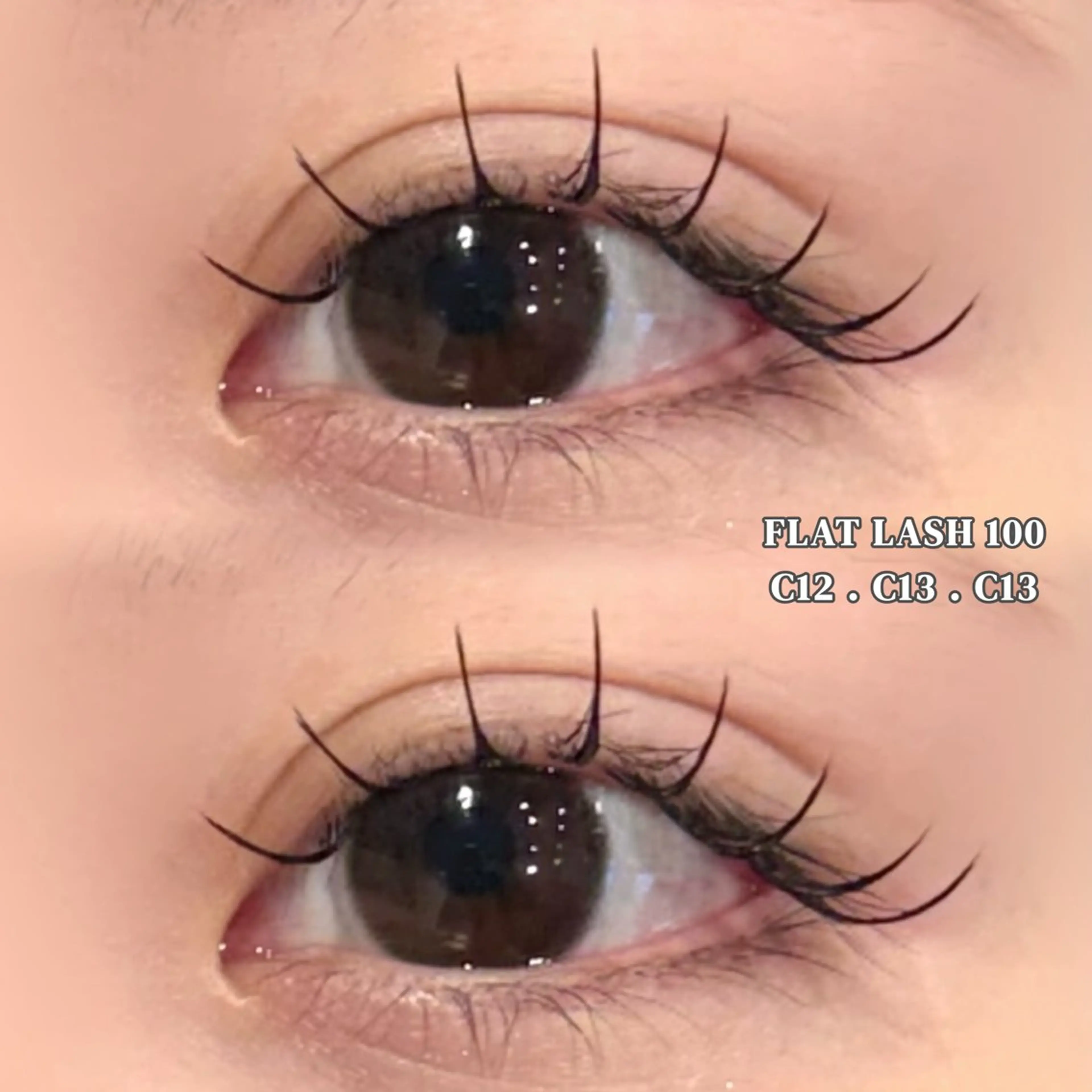 マツエク・マツパ フラットラッシュ ナチュラル マツエク ＊OLIVIA池袋 ＊長友のマツエク・マツパデザイン