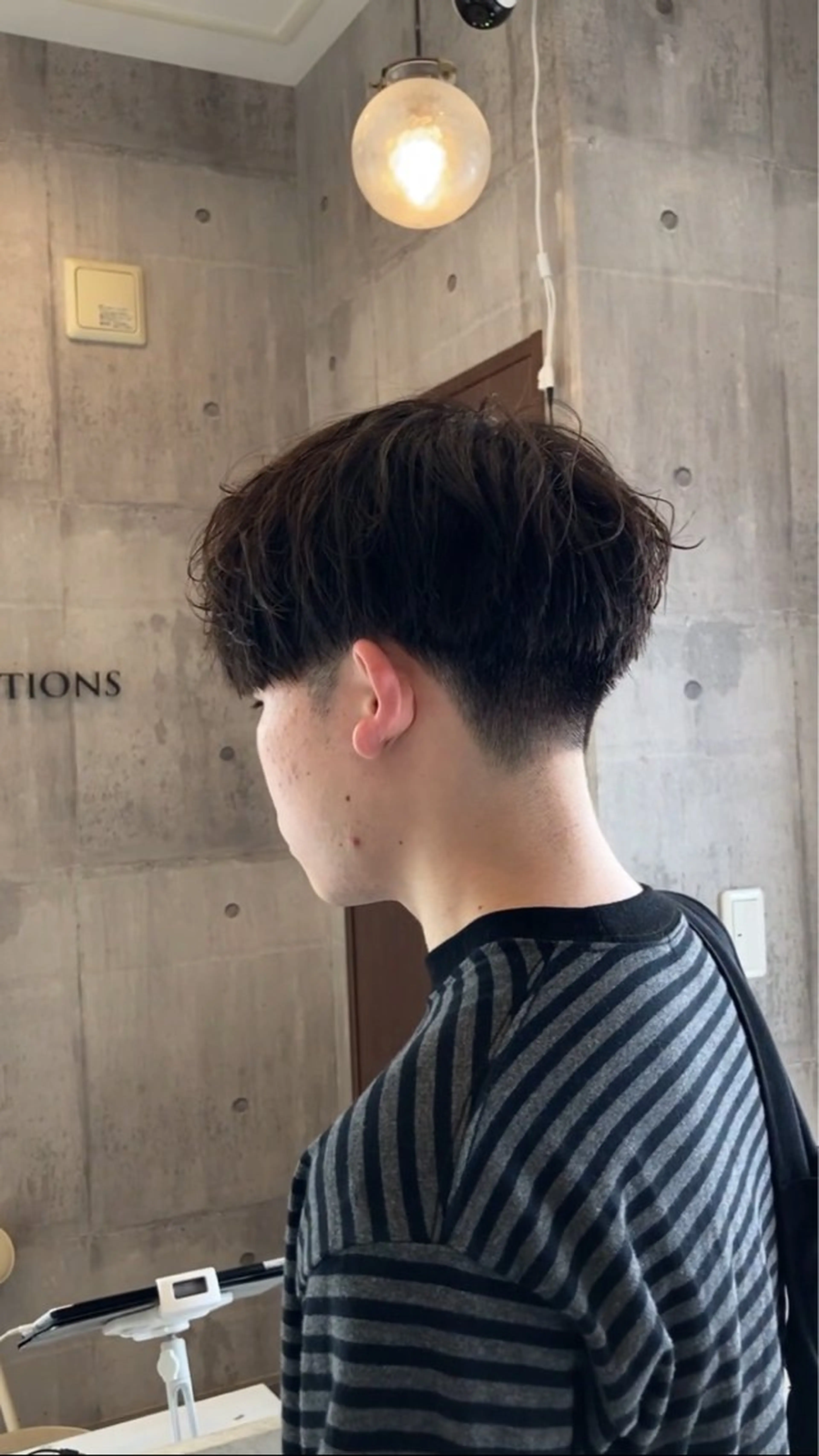 ショート メンズ カット ハマノ ミユのヘアスタイル