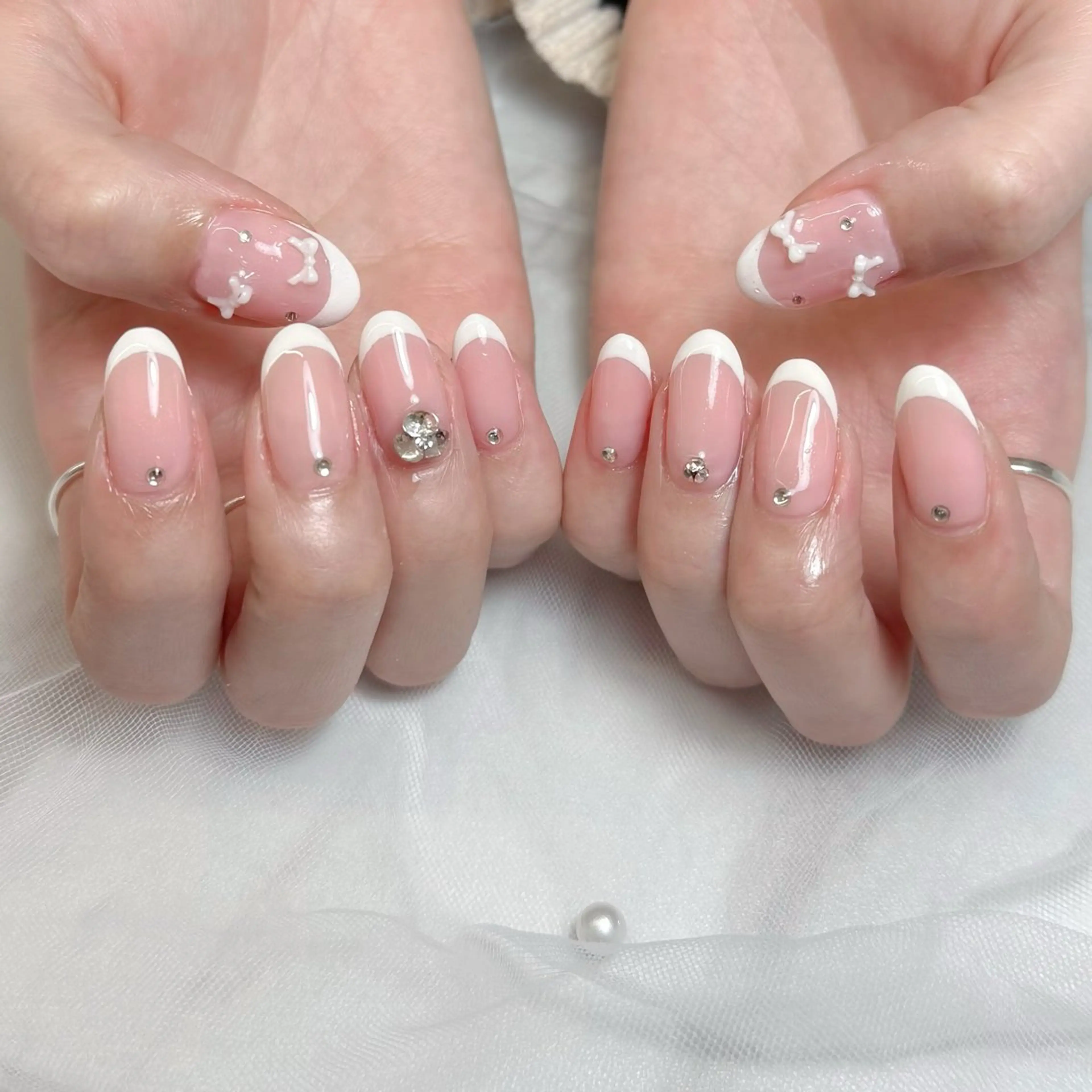 ネイル ハンドネイル mau🩵nail 堺筋本町｜心斎橋のネイルデザイン