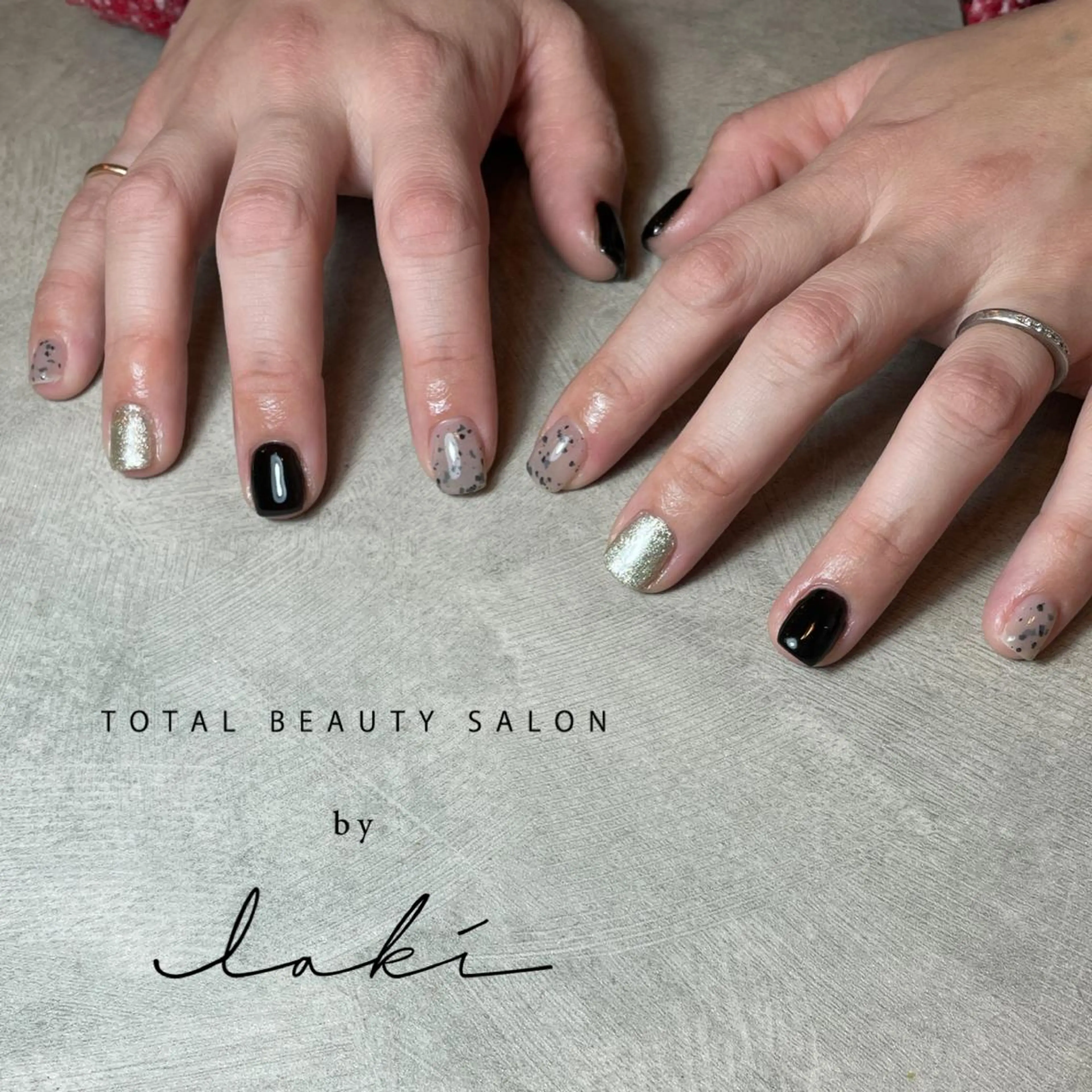 ネイル ショートネイル スクエアネイル my&_ maimiのネイルデザイン