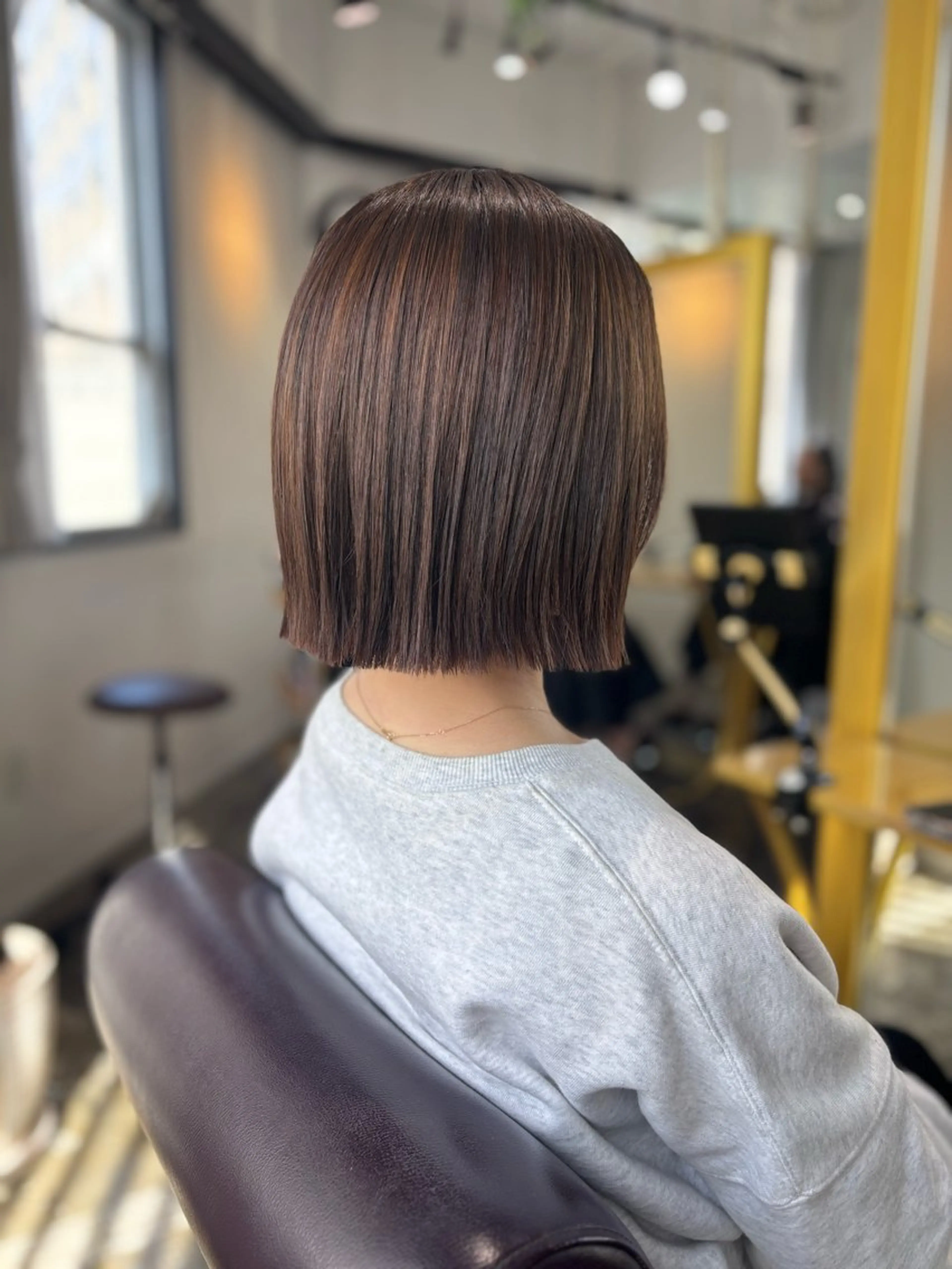 【ショート・ボブ】　プレミアスムージー縮毛+カラー+カット+補修ケア 18,000の写真