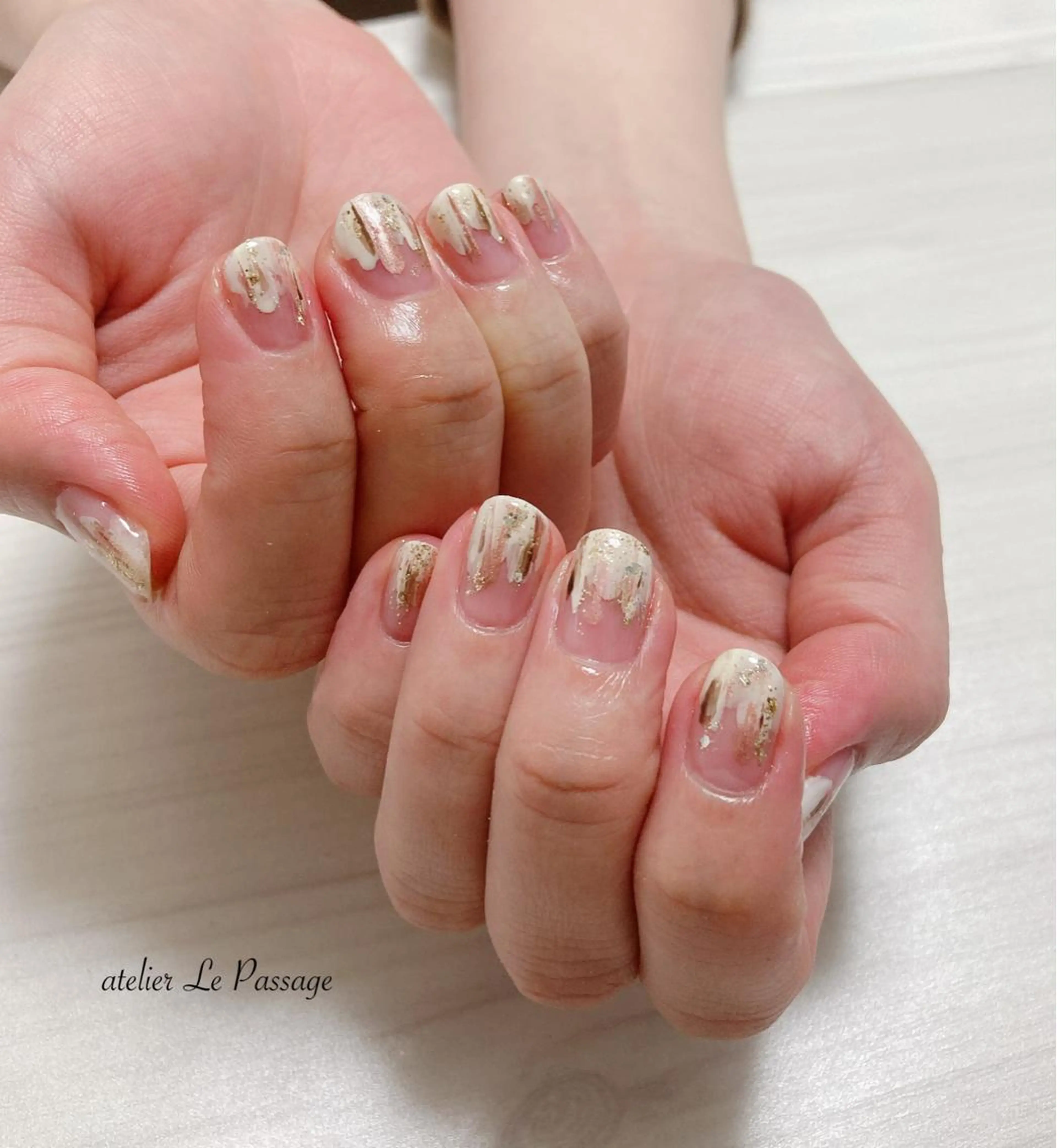 ネイル ジェルネイル ニュアンスネイル パラジェル 春ネイル h nakatsukaのネイルデザイン