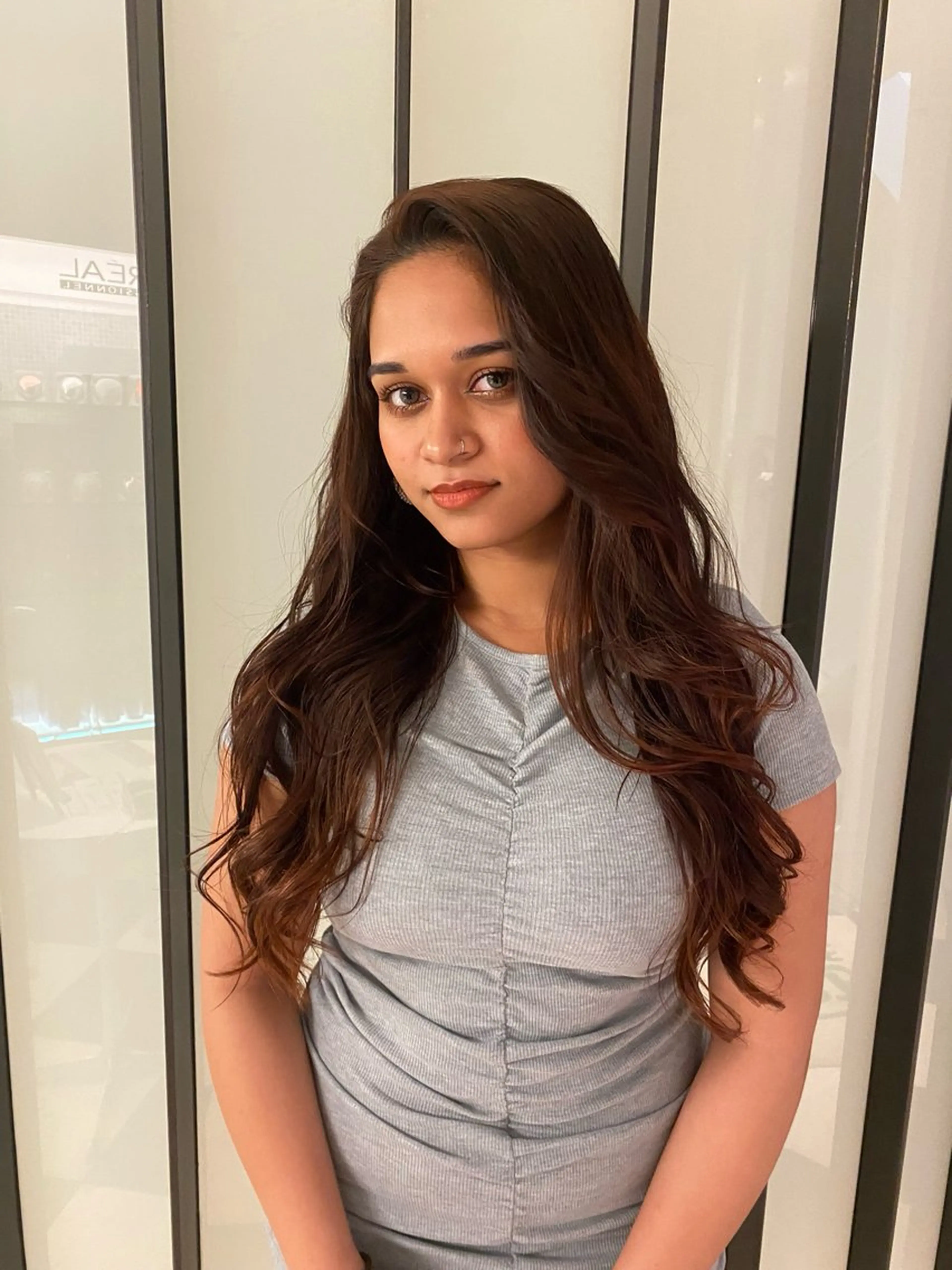 ロング 高山沙来/ストレート パーマ特化/縮毛矯正のヘアスタイル