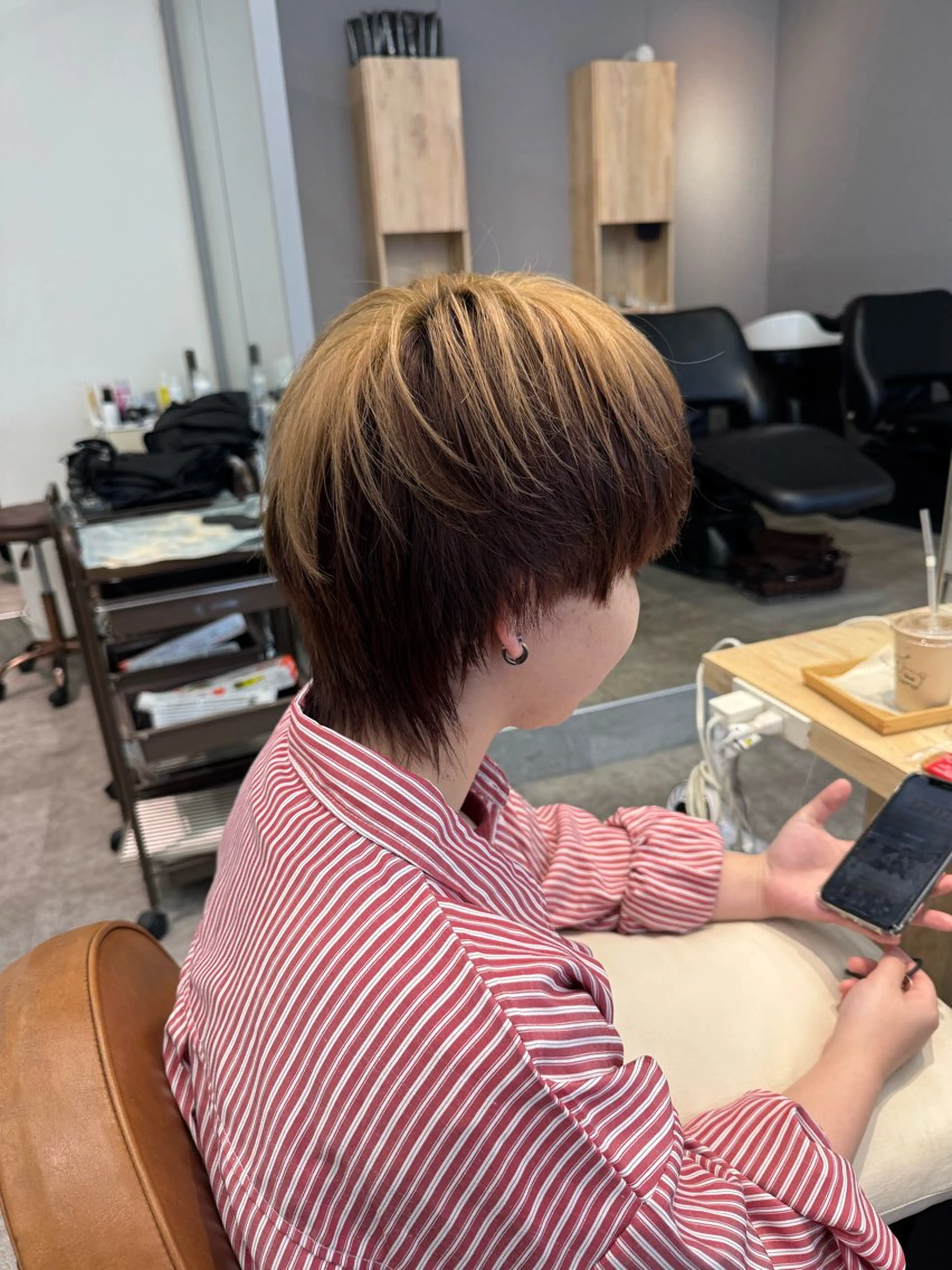 ショート カラー ヘアカラー オスズ 🎀´-のヘアスタイル