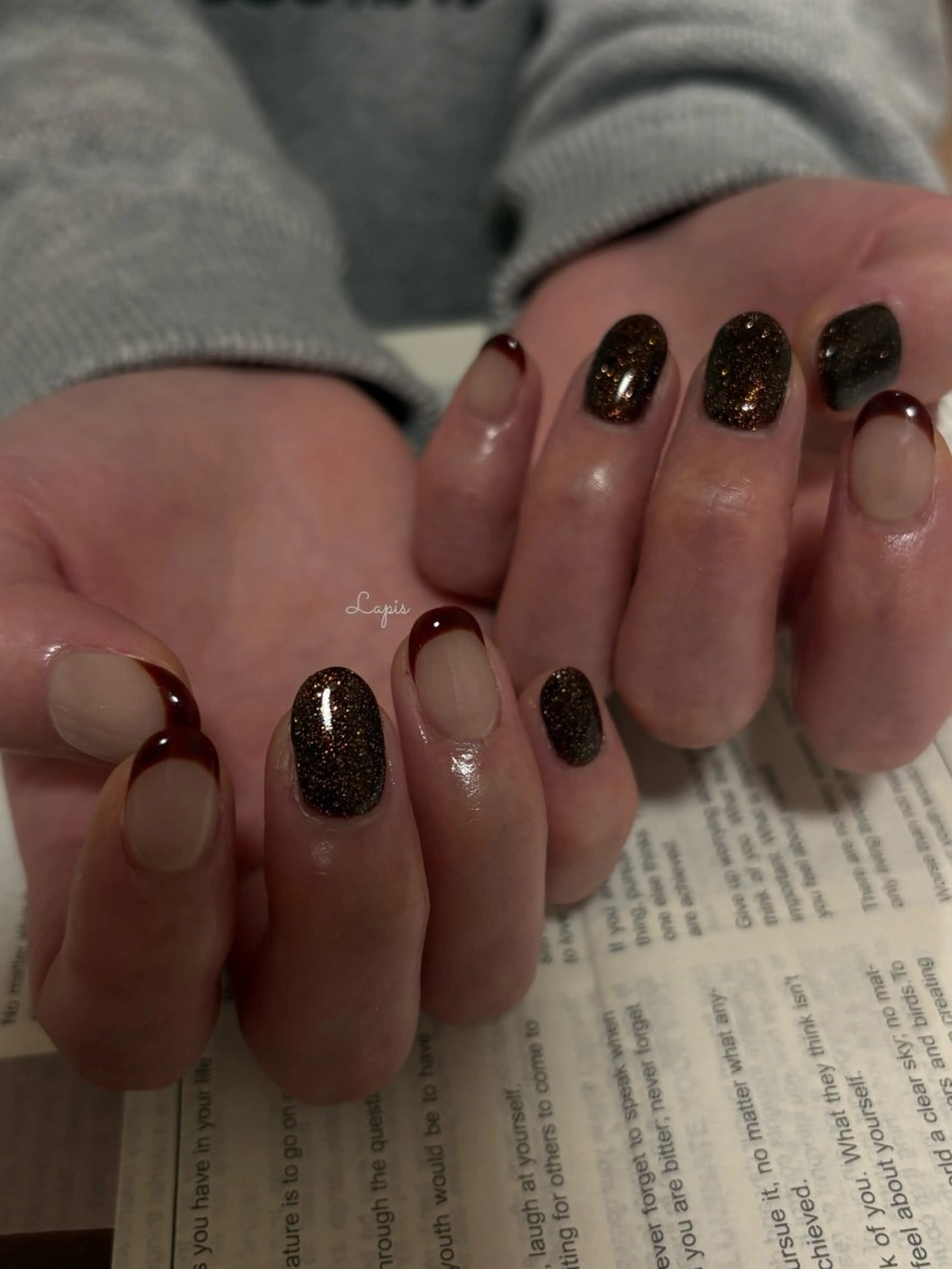 ネイル ハンドネイル Lapis *のネイルデザイン