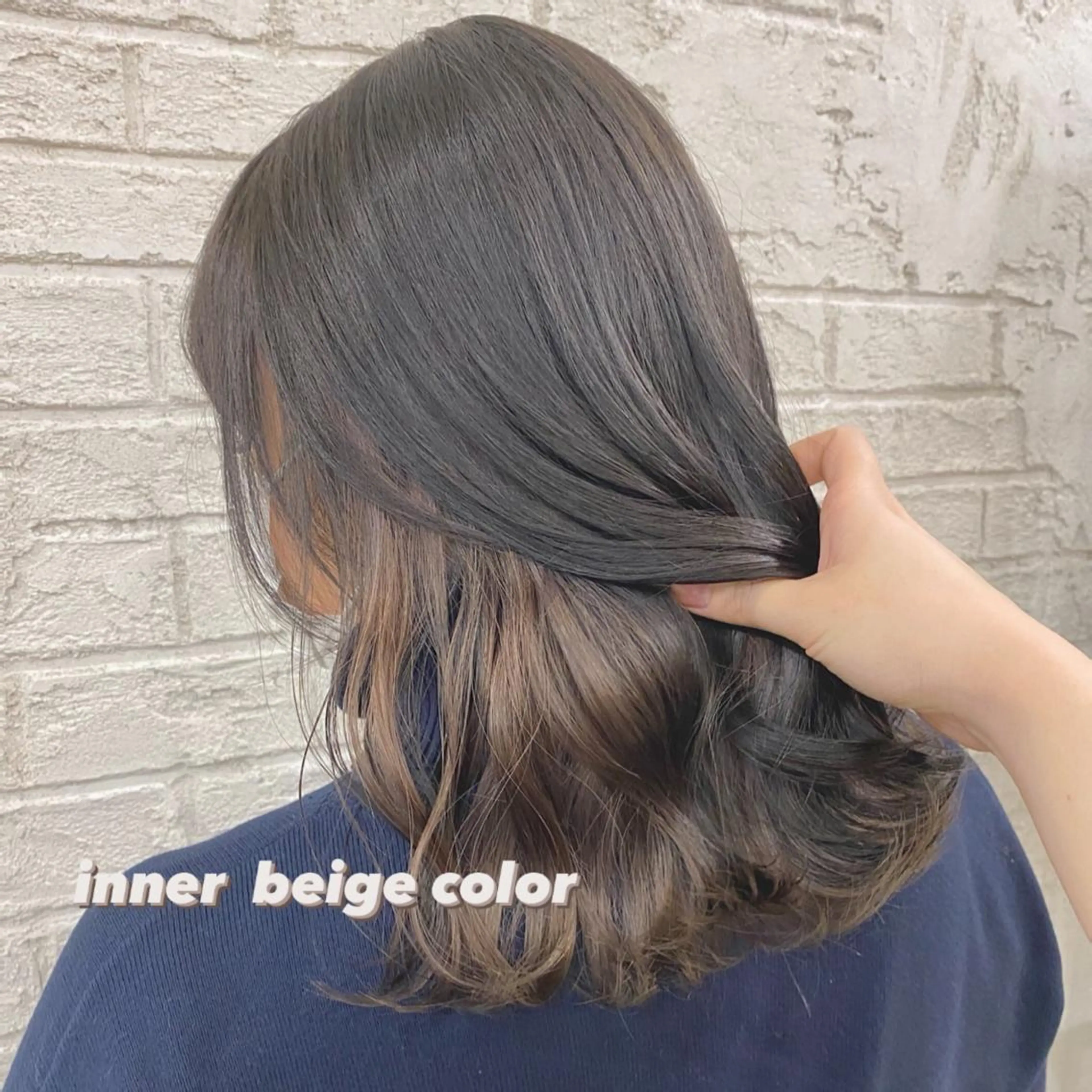 ミディアム カラー 小顔カット/艶 カラー特化♡MIHOのヘアスタイル