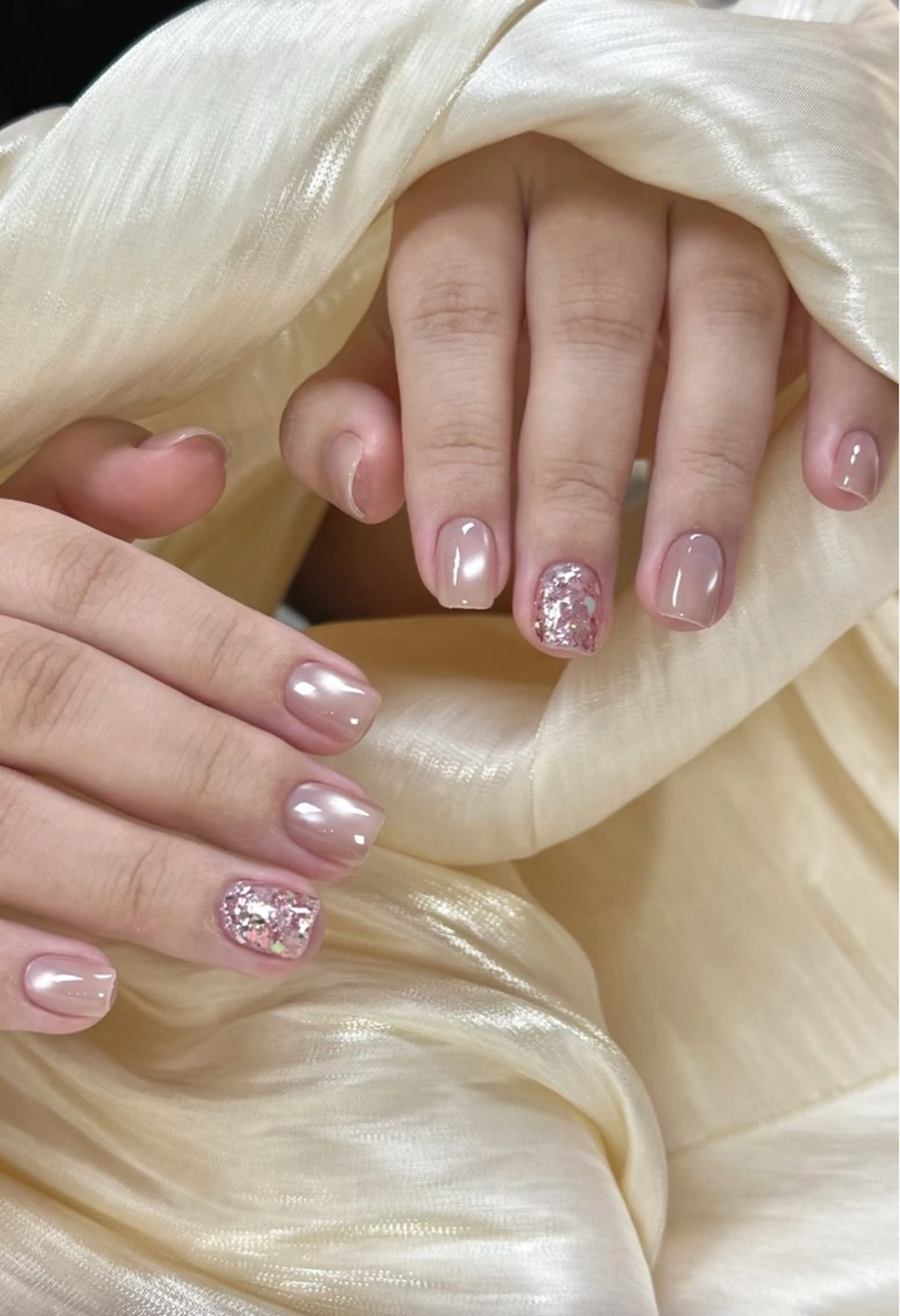 ネイル アートネイル チークネイル 長さ出し マグネットネイル 持ち込み ハンドネイル 長出し専門店🎀 HARO💕Nailのネイルデザイン