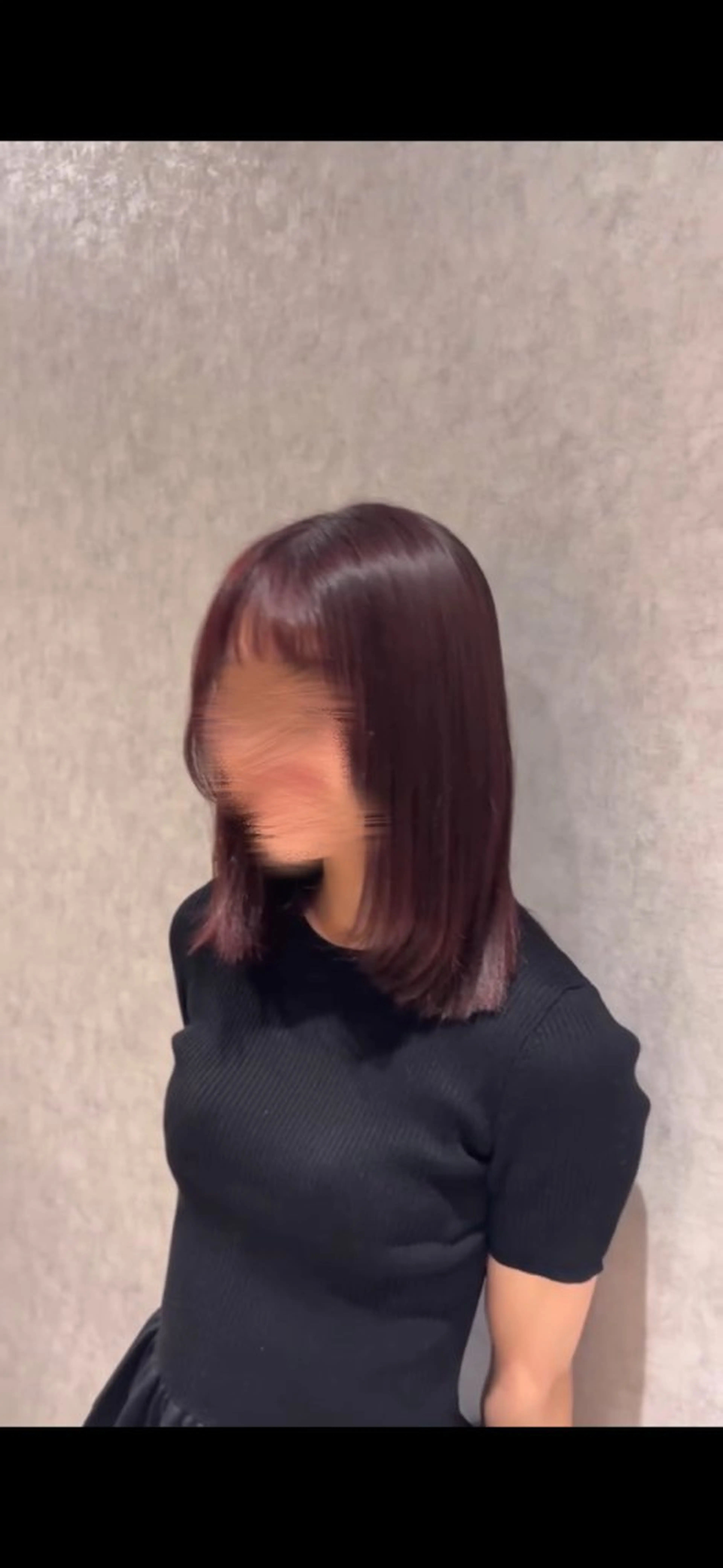 カラー 西 ひよのヘアスタイル