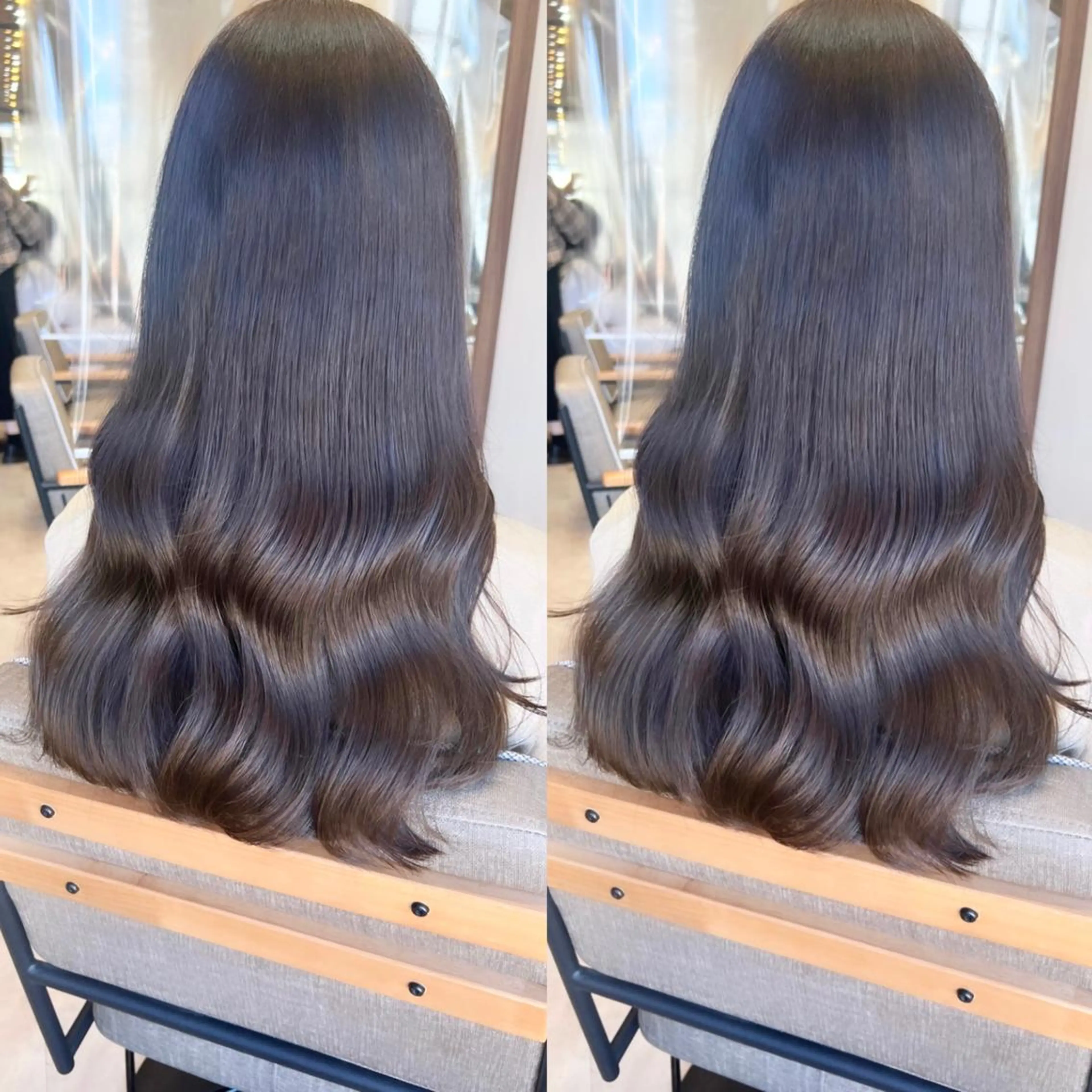 【3,4月限定クーポン🎍】 ダメージレスカラー➕quick TR✨➕巻き仕上げ🤍詳細確認必須⚠️の写真