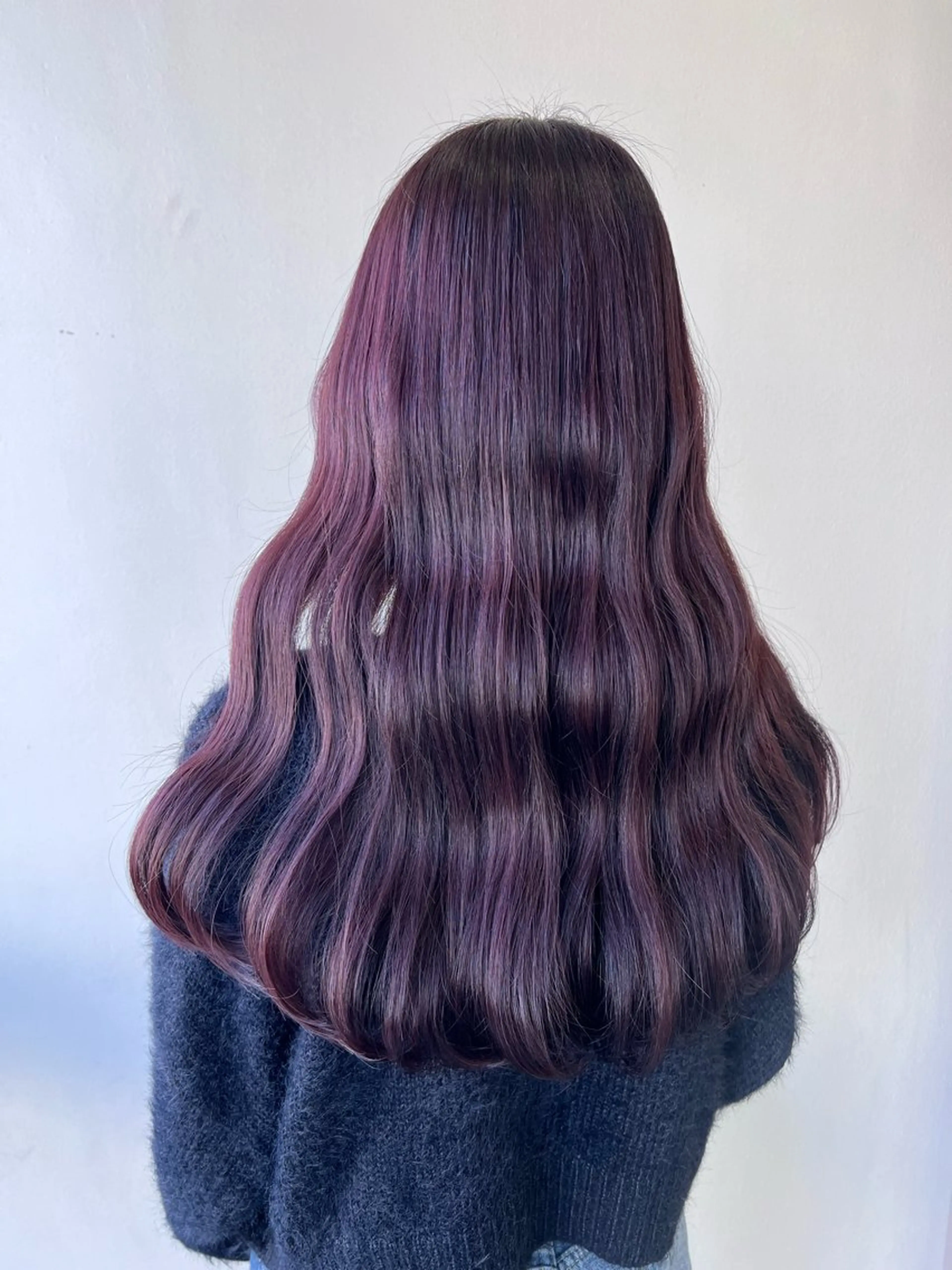 ロング カット ヘアカラー トリートメント レイヤーカット 🇰🇷SAYAのヘアスタイル