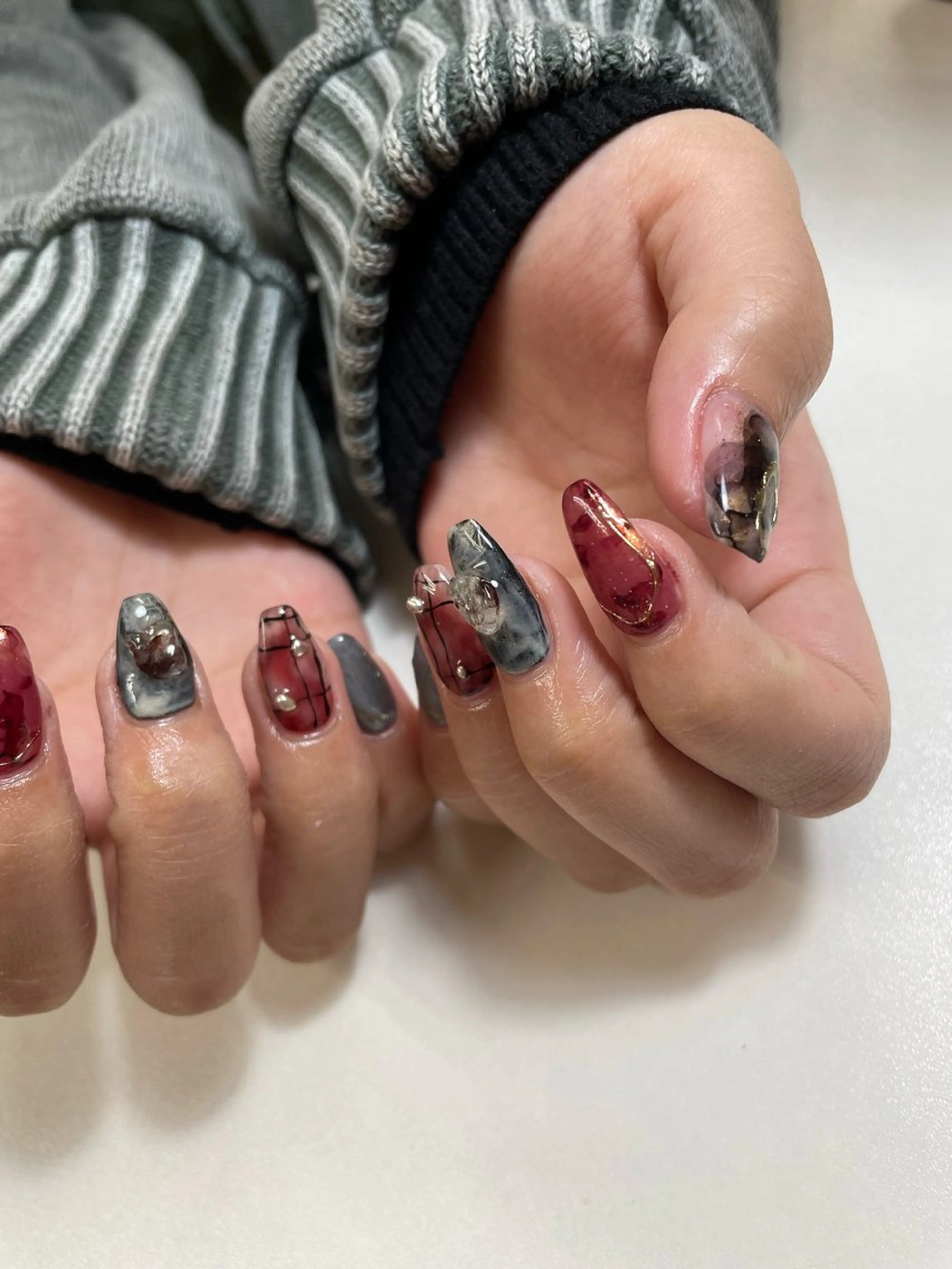 ネイル ハンドネイル フットネイル 🌕akuri🌖 渋谷/nuanceのネイルデザイン