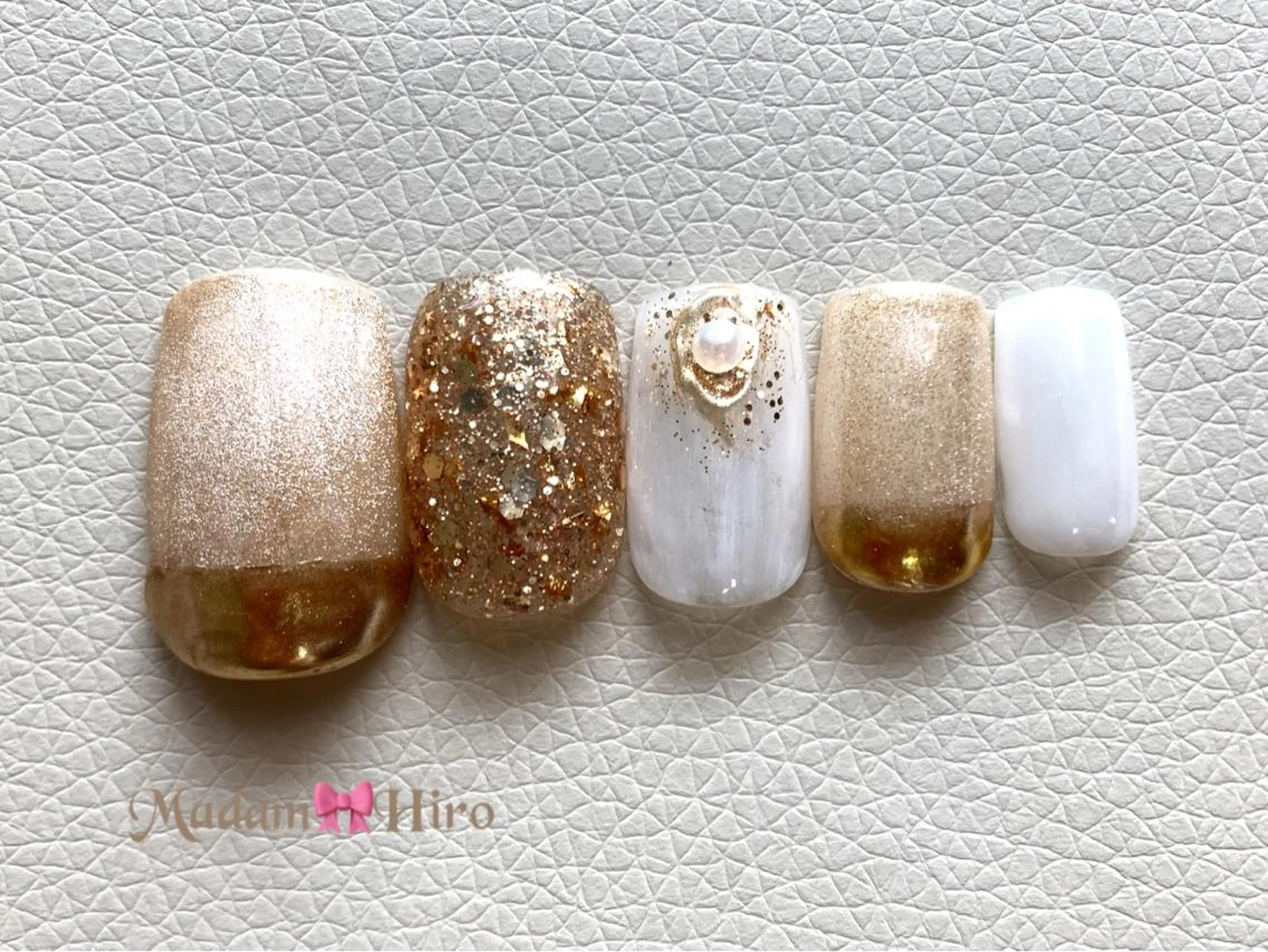 ネイル マグネットネイル ミラーネイル ワンカラーネイル Lianネイル 寛子Lianのネイルデザイン