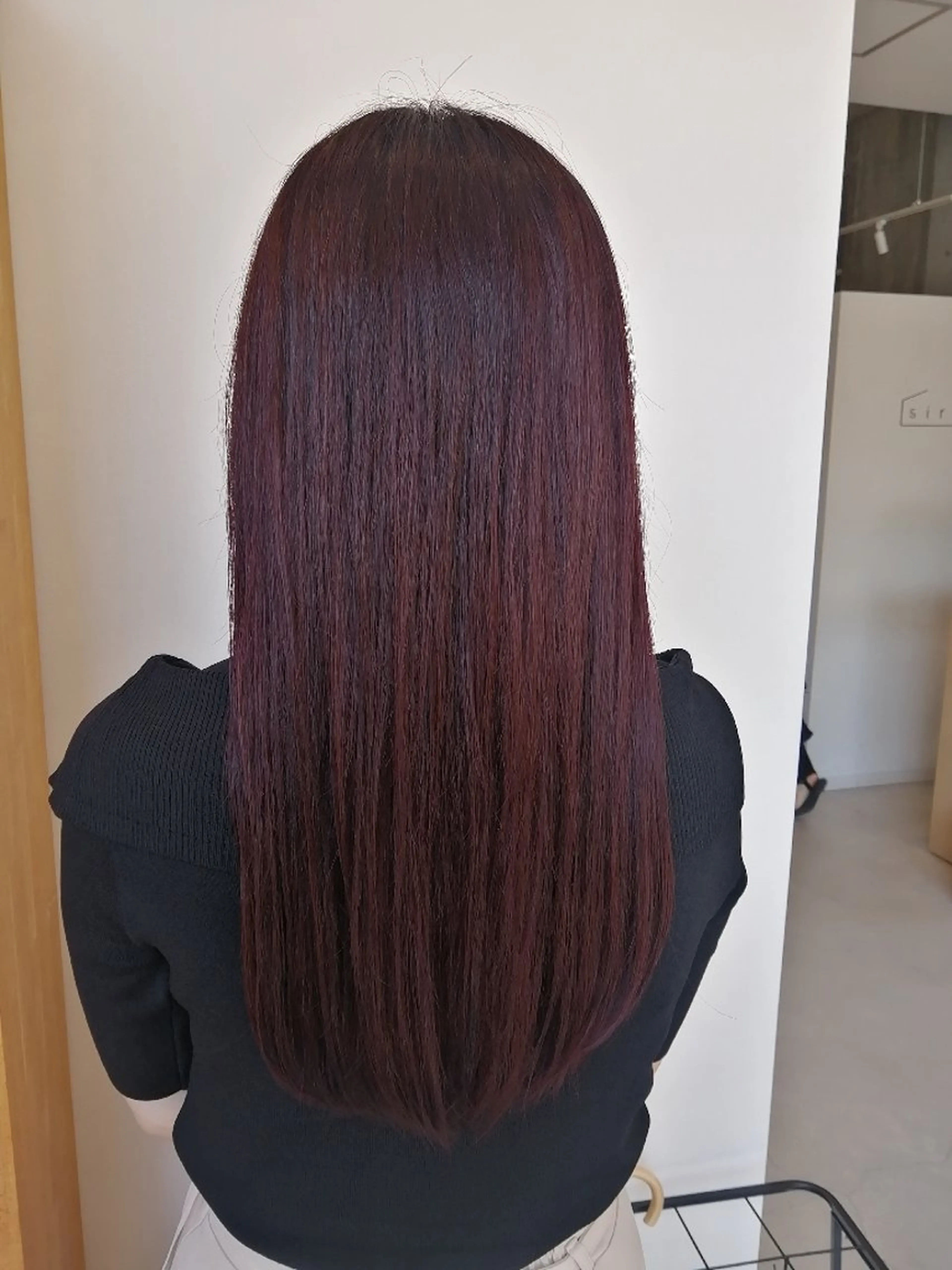 ロング カラー ブリーチ ブリーチなしカラー ピンクカラー カット ヘアカラー 藤原仁美/レイヤー /透明感カラーのヘアスタイル