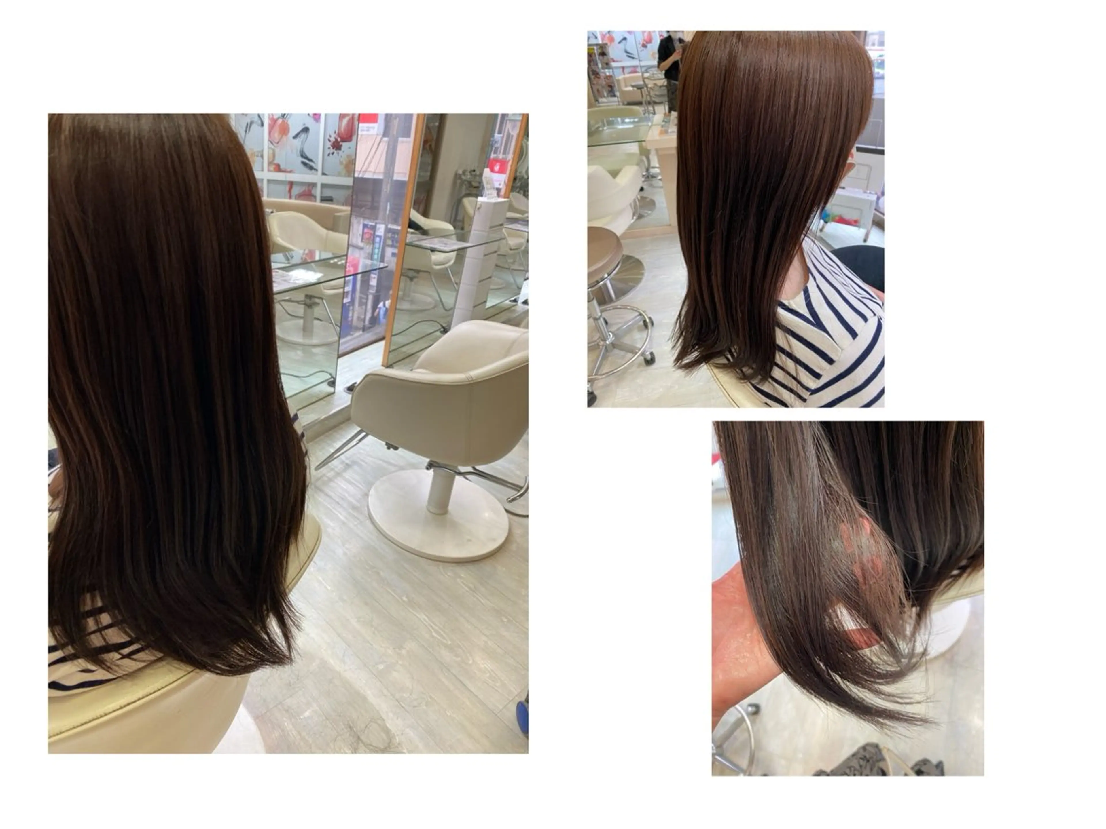 ミディアム 鬼澤 なお子のヘアスタイル