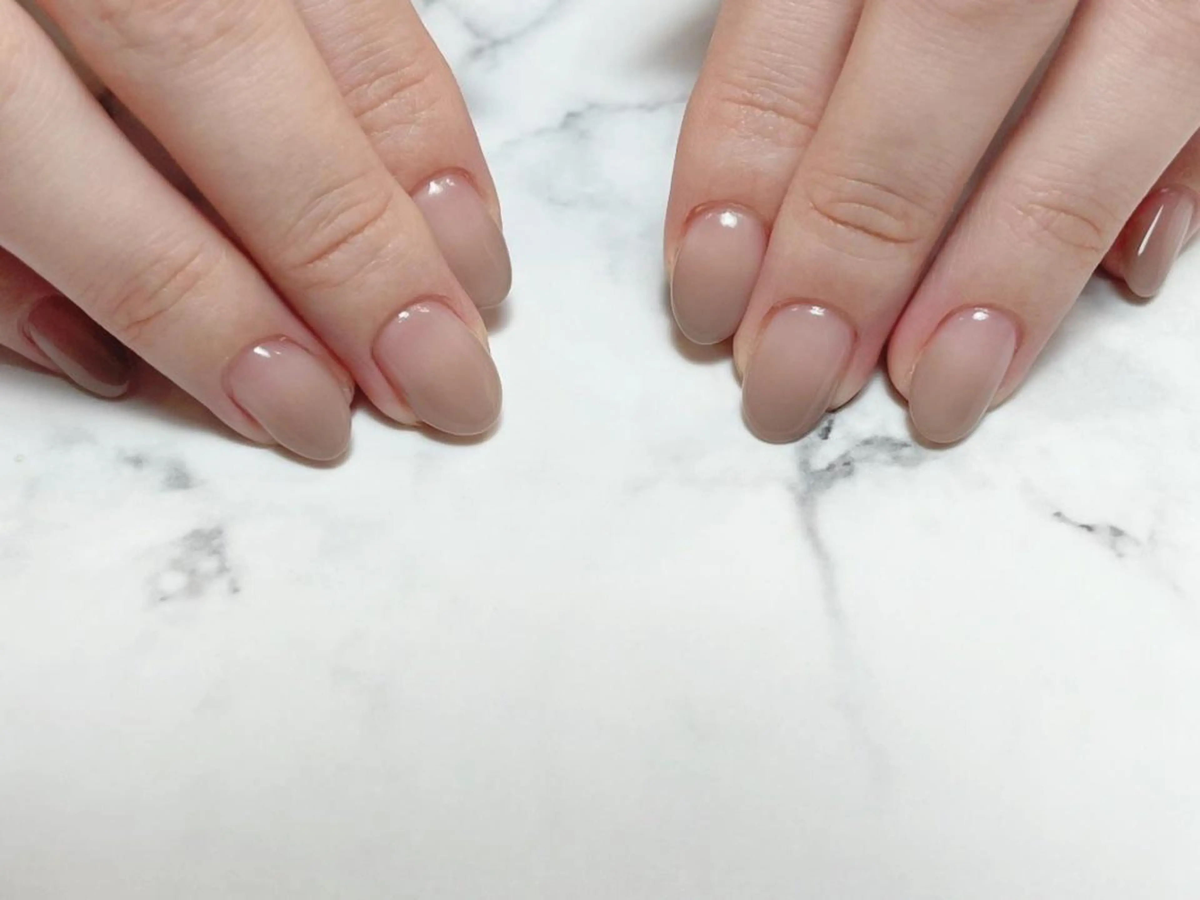 ネイル アートネイル ジェルネイル 持ち込み ニュアンスネイル パラジェル Nailist Honamiのネイルデザイン