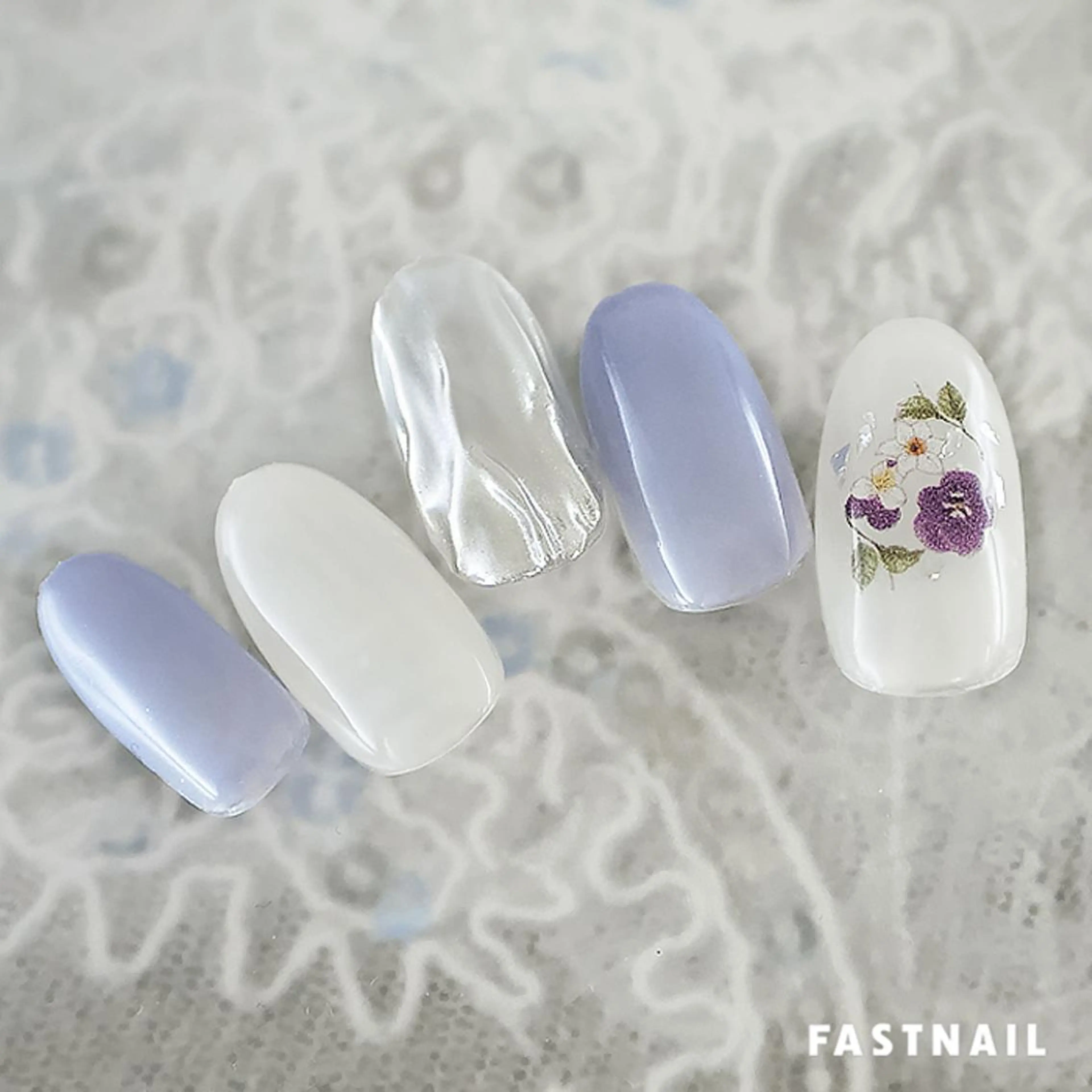 ネイル フラワーネイル フットネイル フレンチネイル ジェルネイル ワンカラーネイル ファストネイル ロコ 春日のネイルデザイン