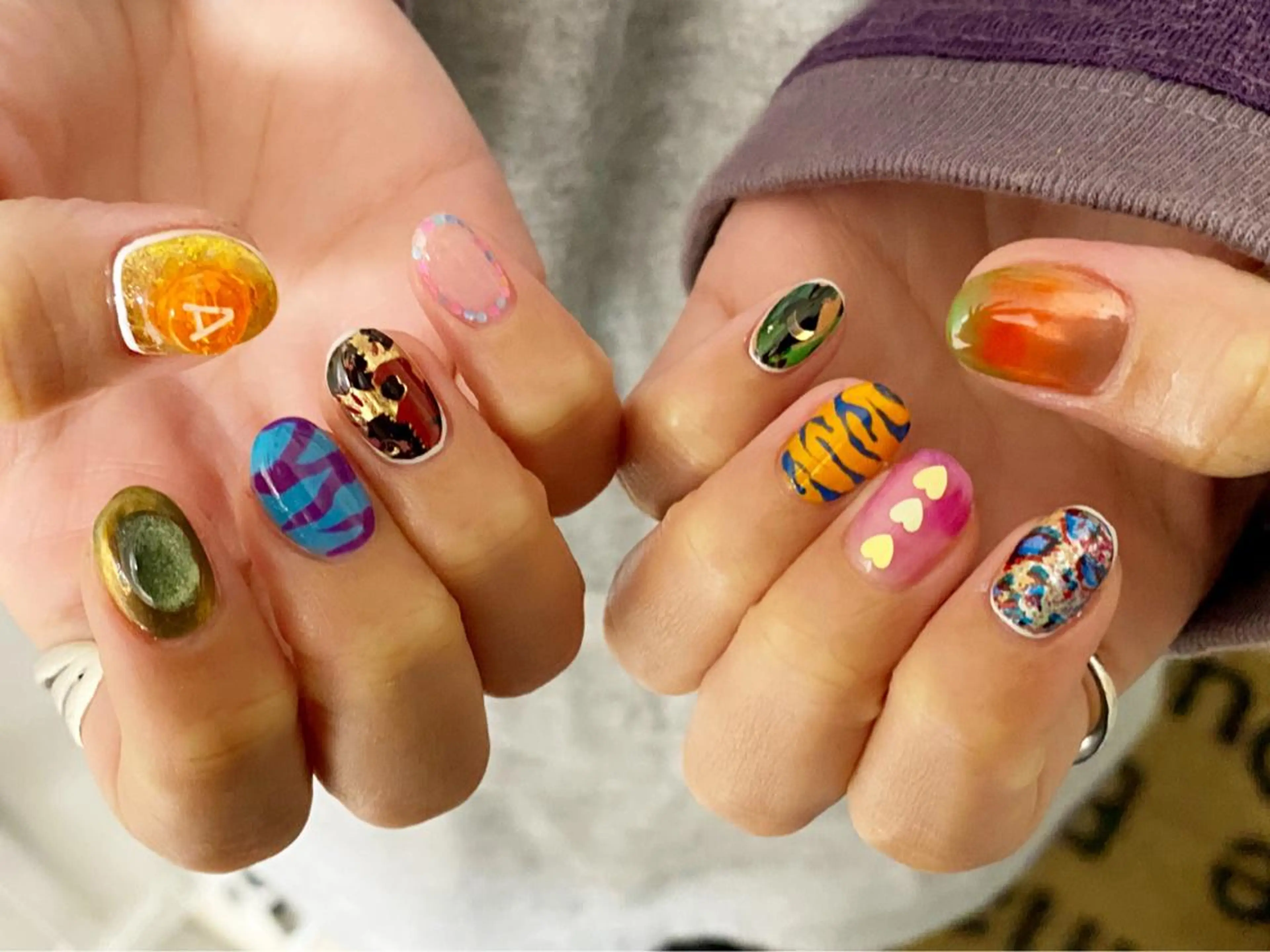 ショート ネイル UP yuriのネイルデザイン