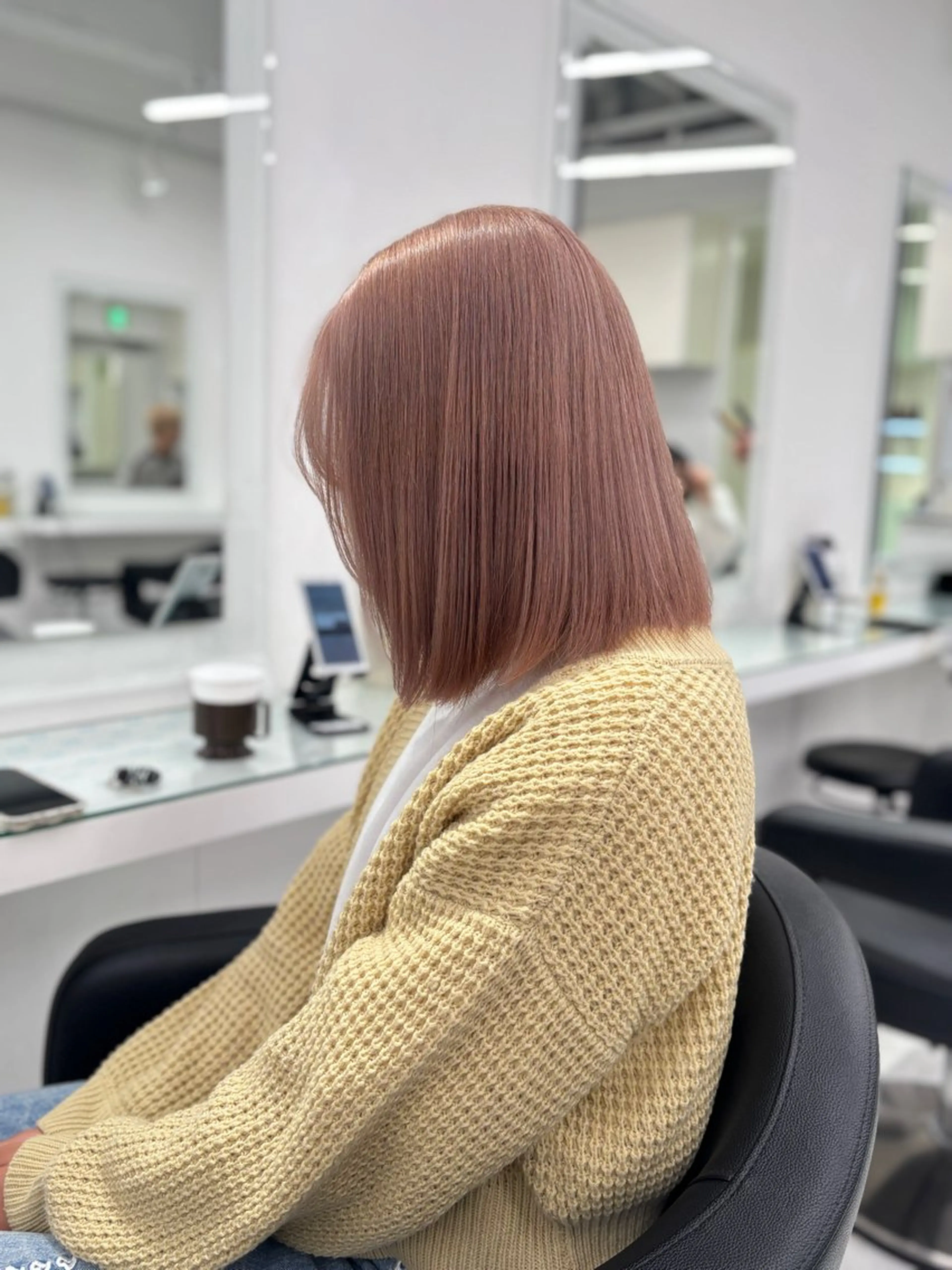 ロング カラー ヘアカラー トリートメント 💖ミルクティー💖 あかり💖のヘアスタイル