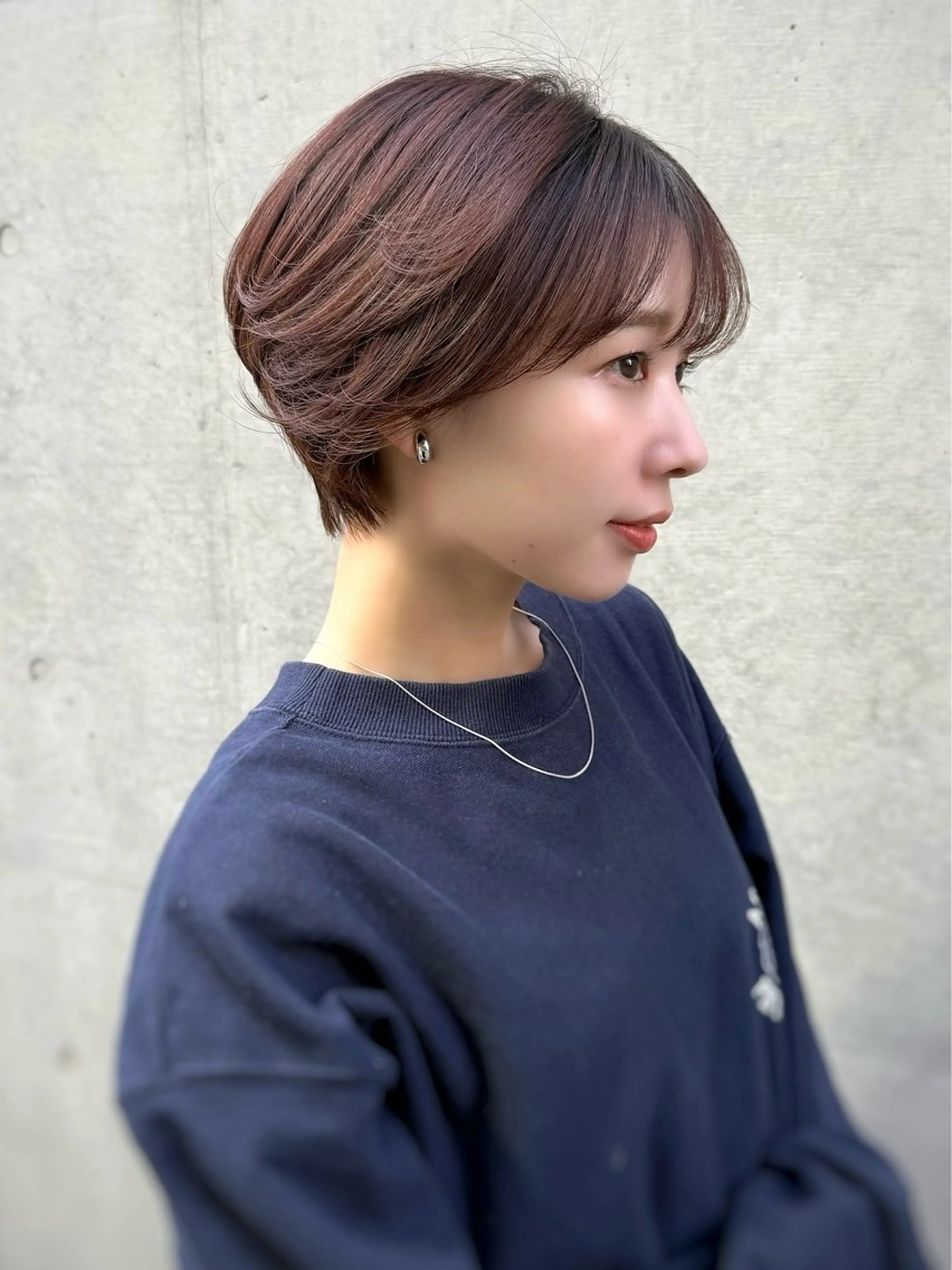 ショート ボブ 顔周りカット 髪質改善 韓国風ヘア レイヤーカット 大人美人ショート 杉浦主馬のヘアスタイル