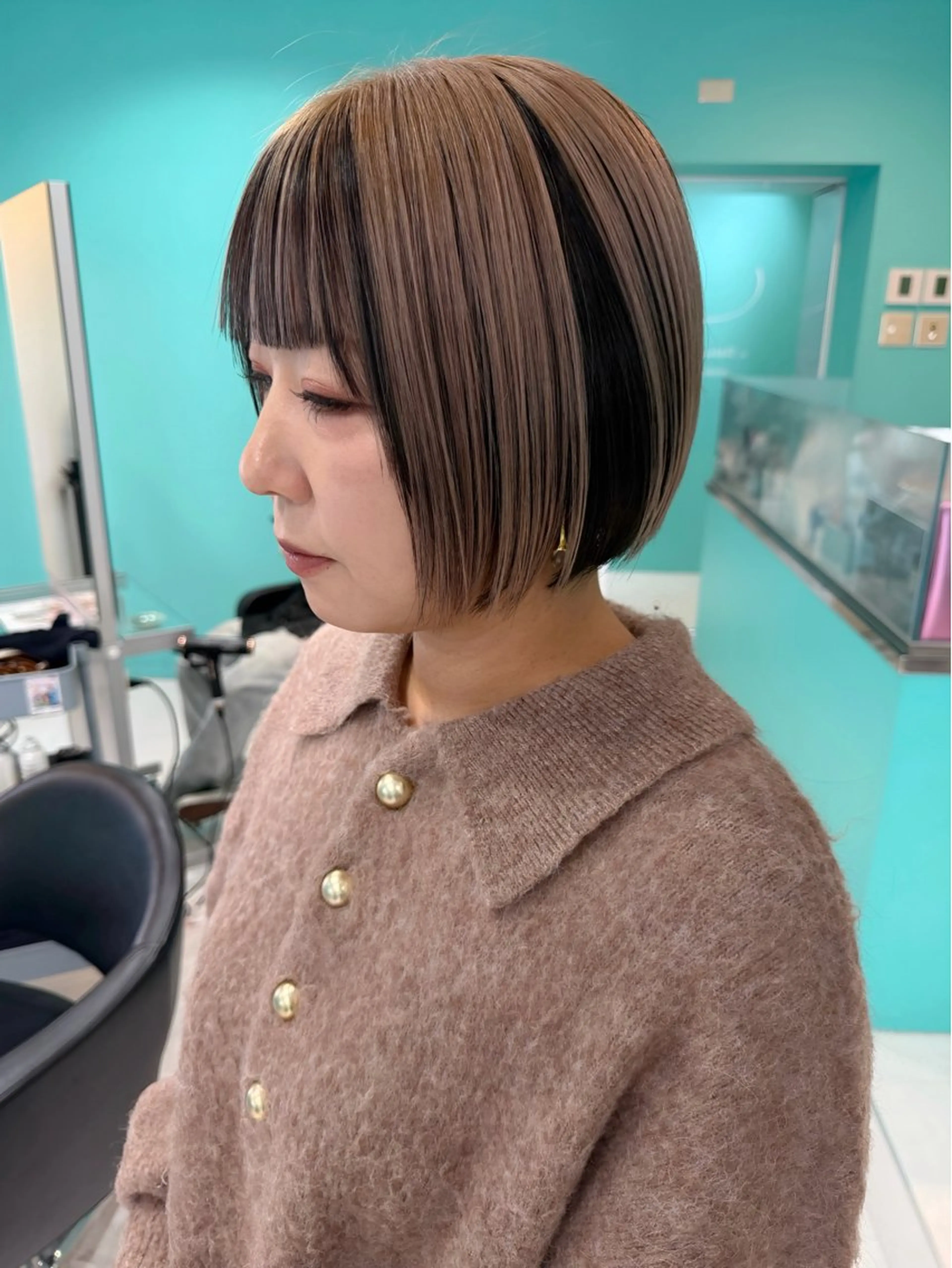 ショート カラー ブリーチ ダブルカラー カット ヘアカラー 🫧ショート/ボブ 池袋西口・泡渕✂️のヘアスタイル