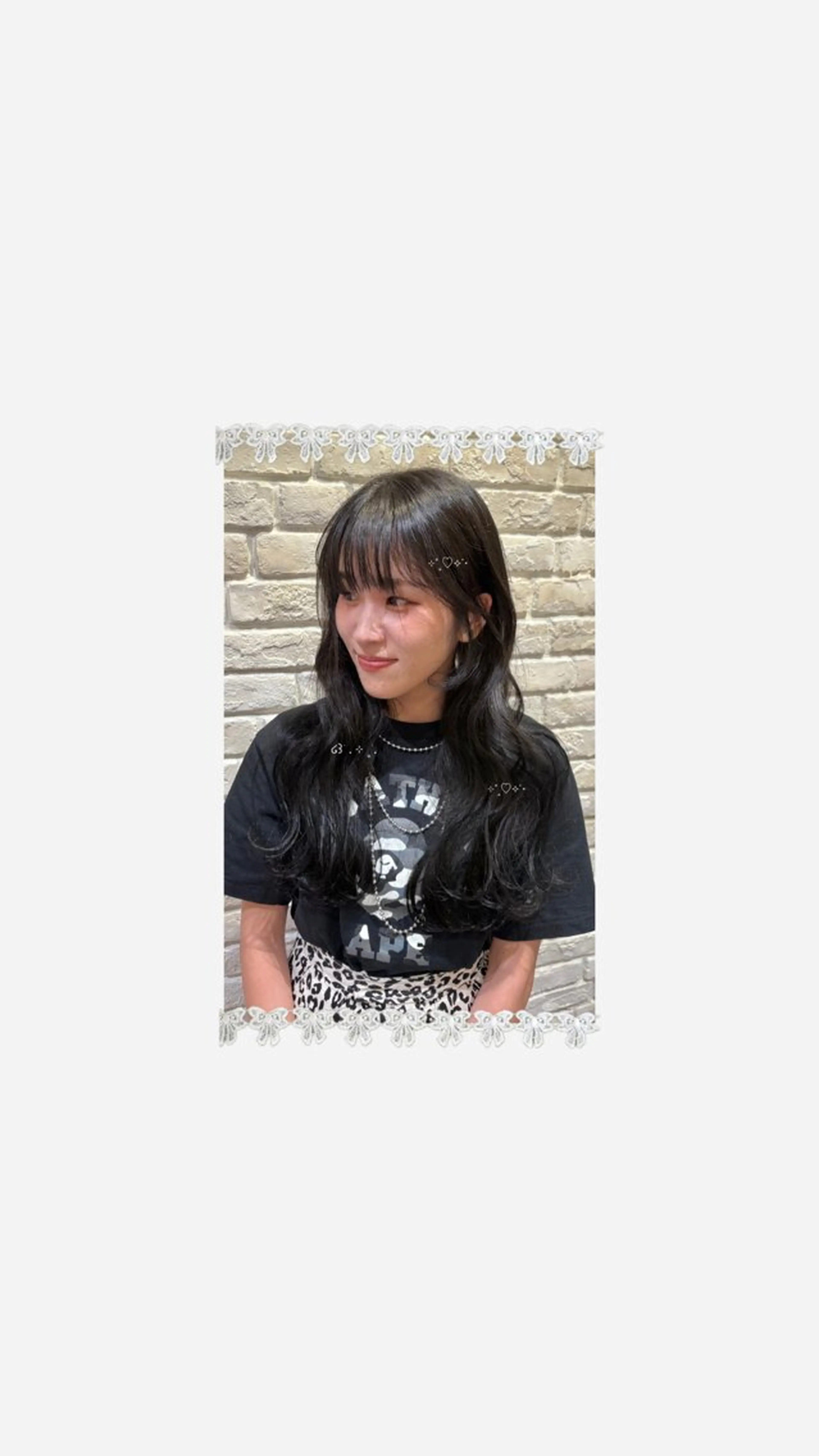 ロング カラー ブリーチ ダブルカラー インナーカラー 髪質改善 韓国風ヘア ひ な た⌇ elto 四条烏丸のヘアスタイル