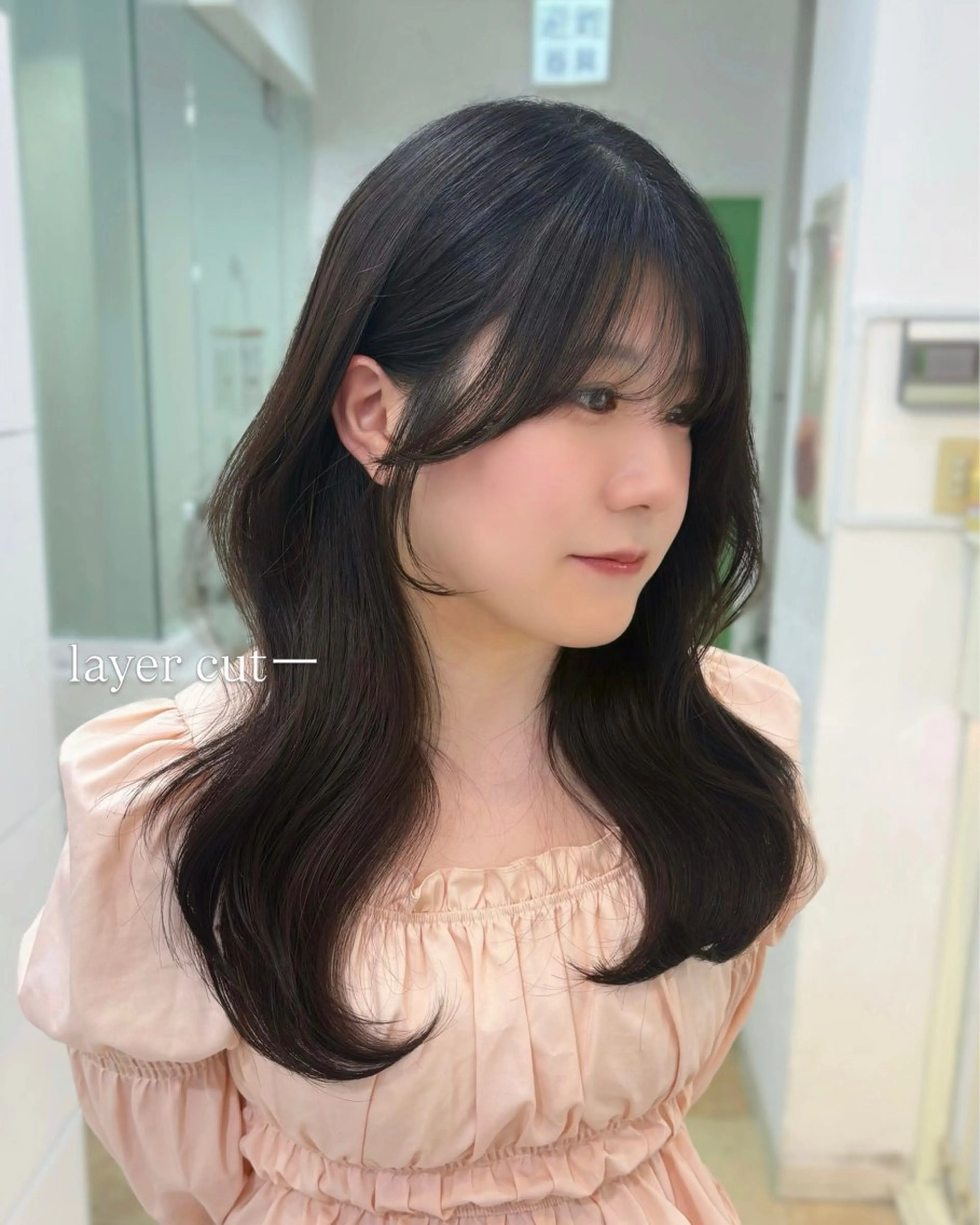 セミロング カット 🫧あやね/カットモ デル/仙台美容室🫧のヘアスタイル